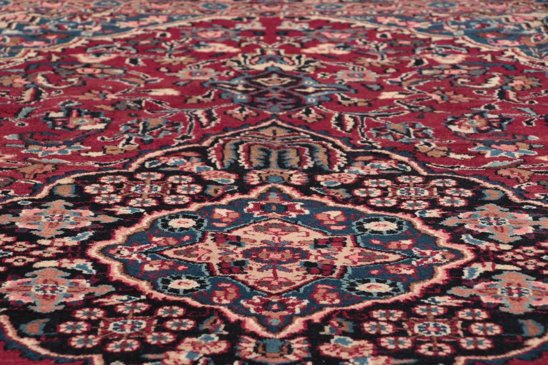 Handgeknüpfter Isfahan Perserteppich, 207 × 296 cm, Wolle