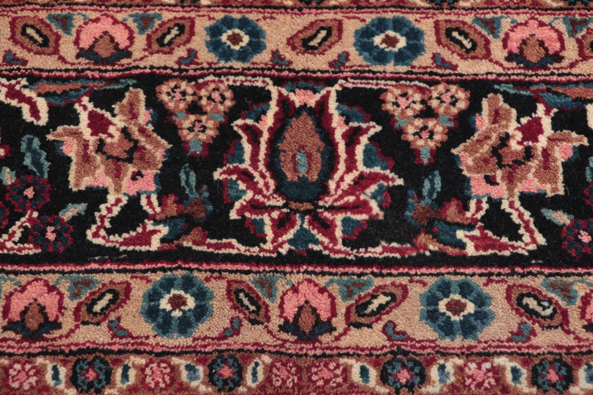 Handgeknüpfter Isfahan Perserteppich, 207 × 296 cm, Wolle