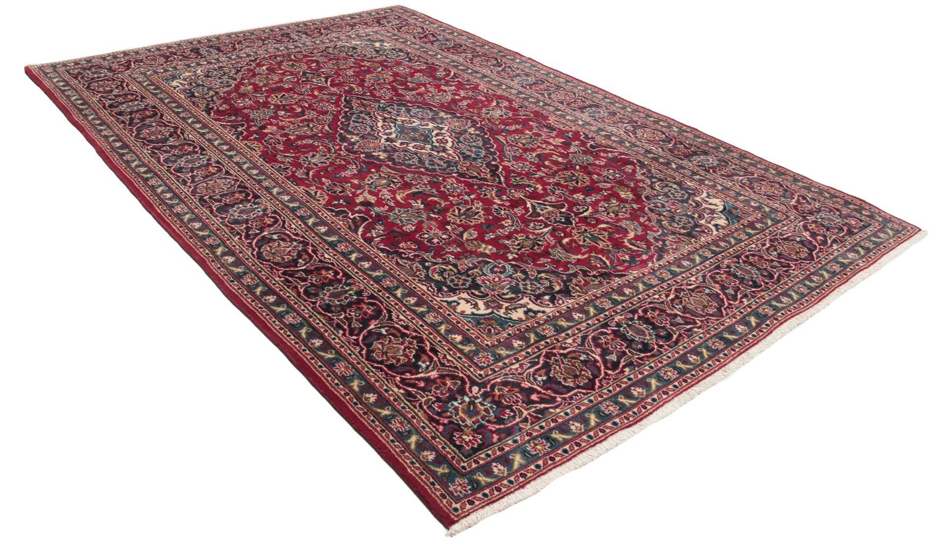 Mashhad Perserteppich aus Iran, 198 × 290 cm