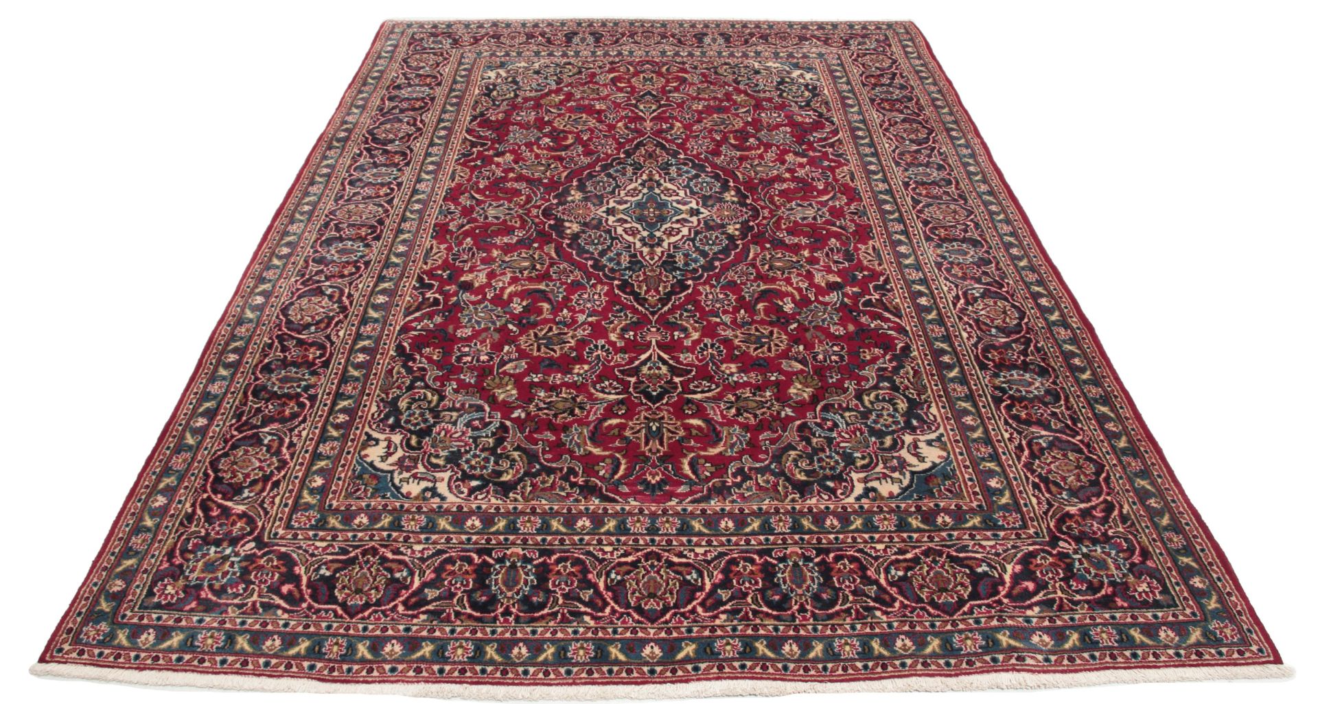 Mashhad Perserteppich aus Iran, 198 × 290 cm