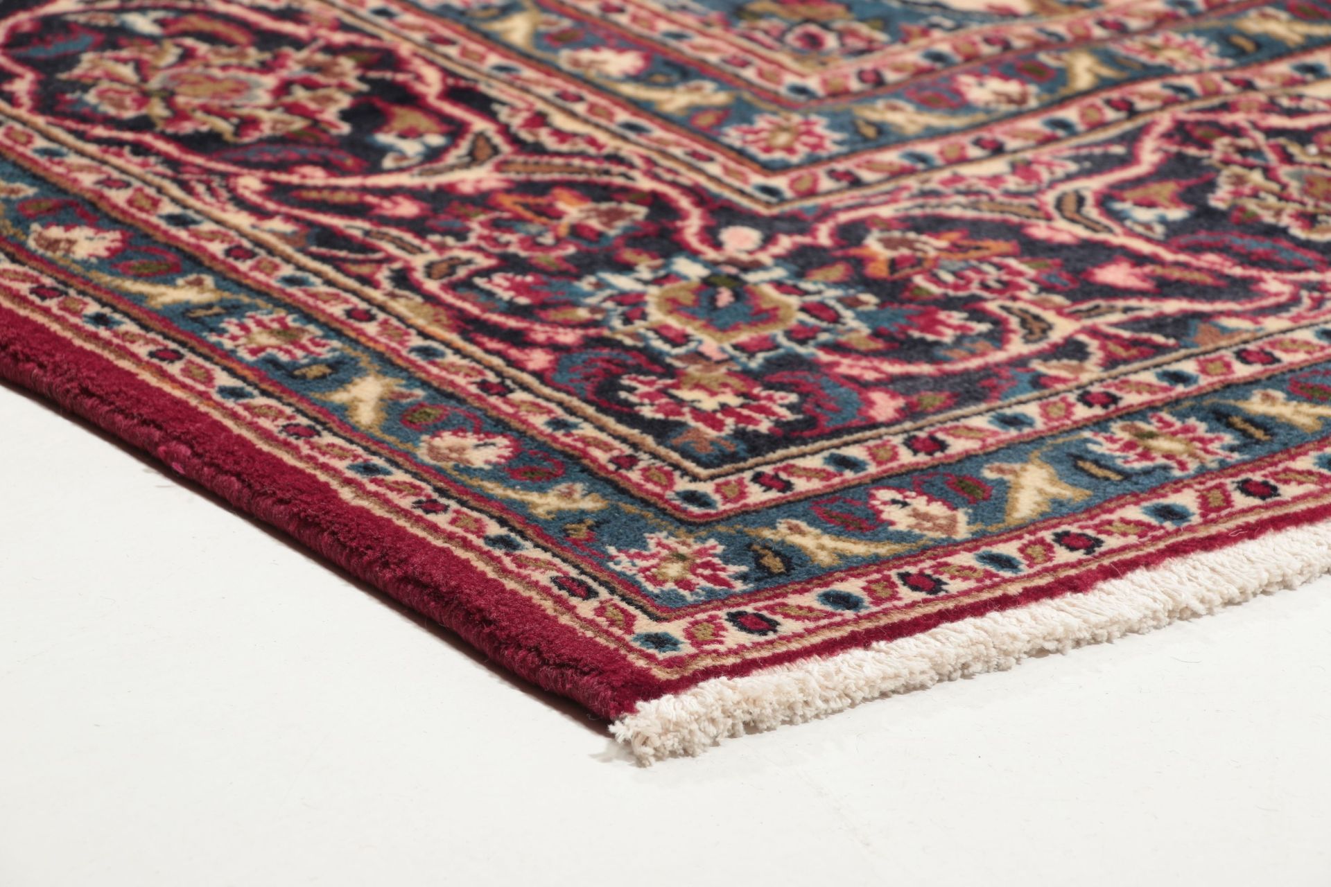 Mashhad Perserteppich aus Iran, 198 × 290 cm