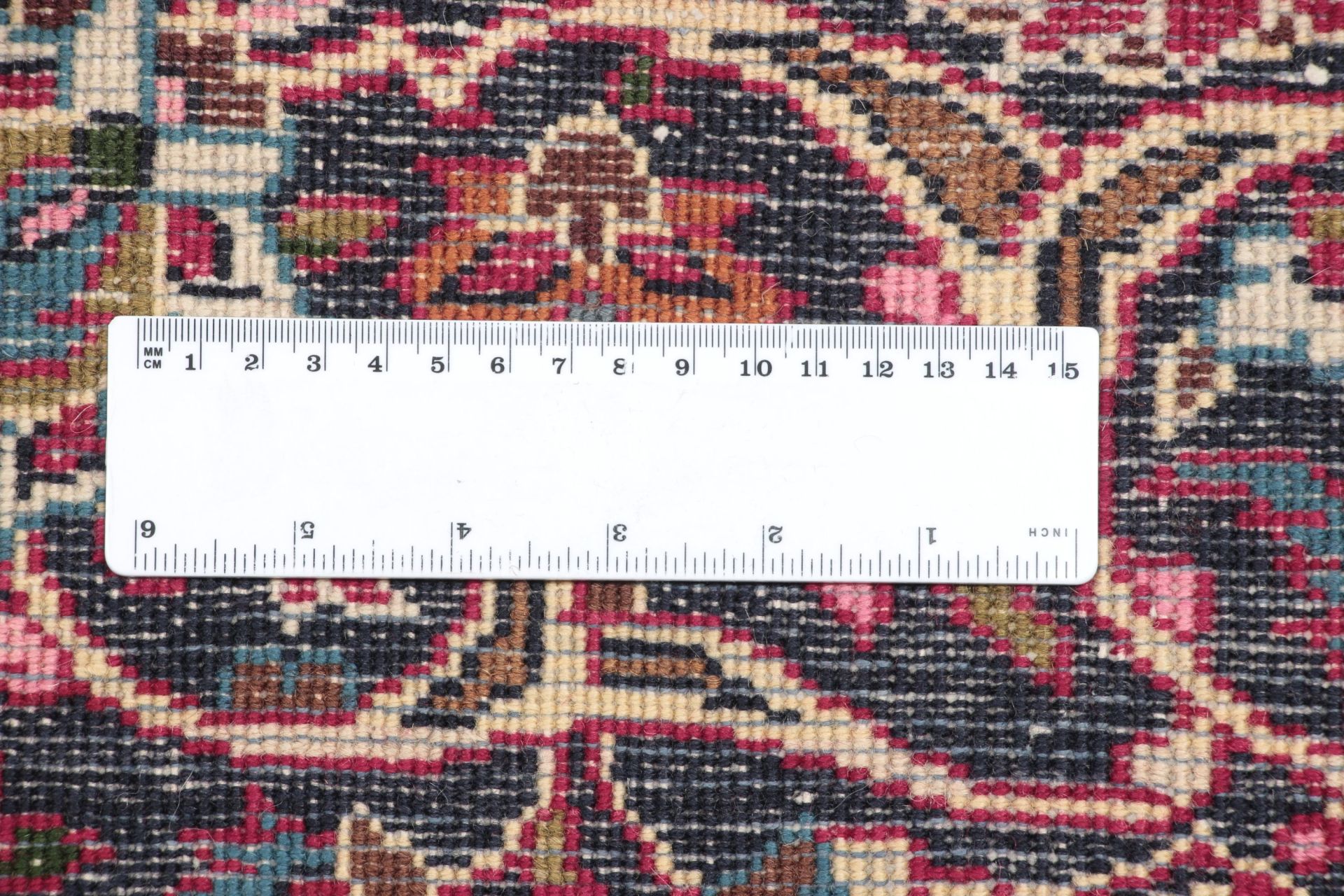 Mashhad Perserteppich aus Iran, 198 × 290 cm