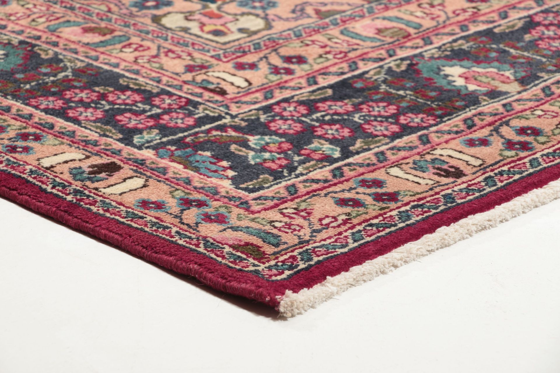 perserteppich-mashad-196-x-310-cm-wolle-handgeknupft-floral-8 Mashhad Perserteppich 196 × 310 cm aus Wolle, handgeknüpft