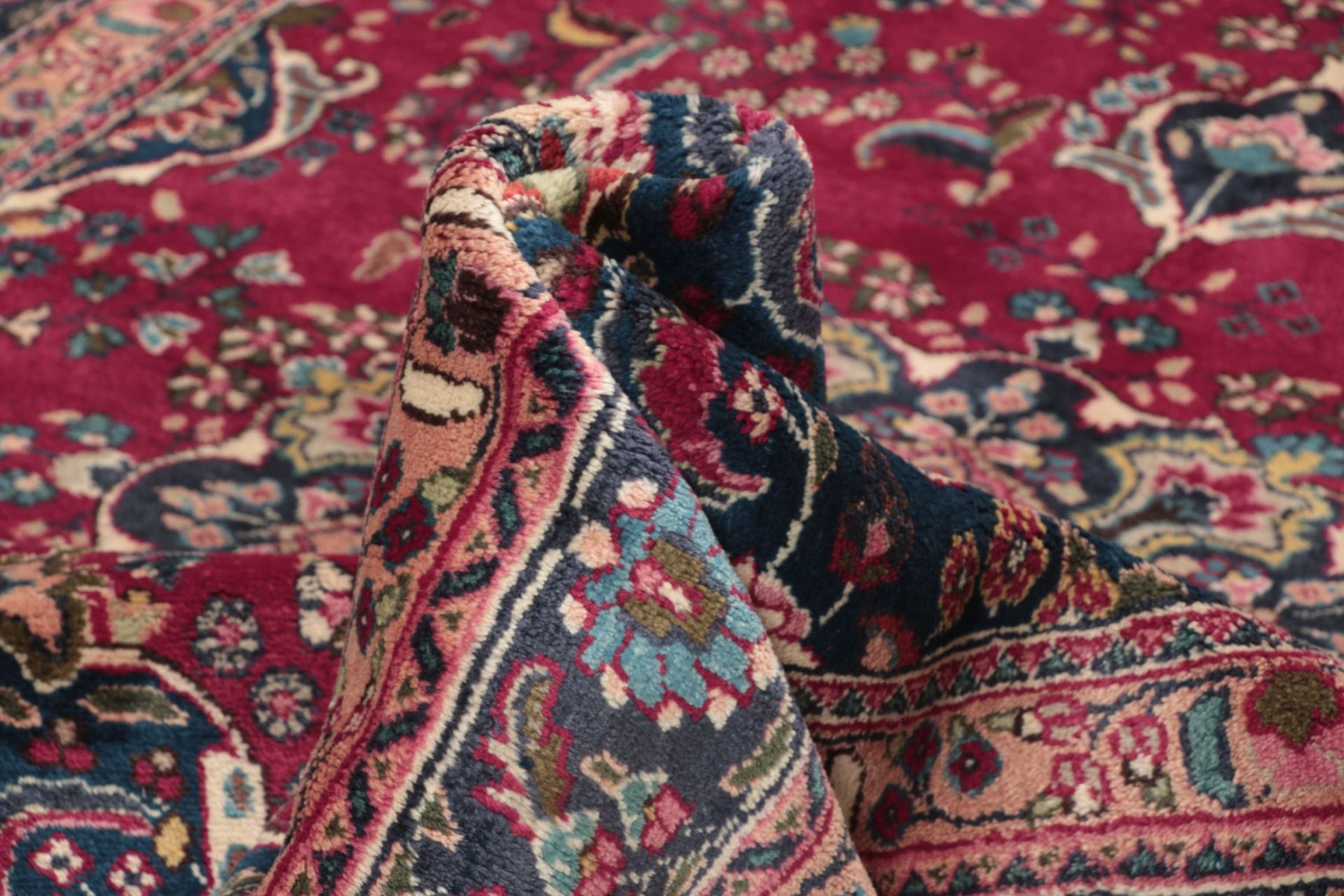 perserteppich-mashad-196-x-310-cm-wolle-handgeknupft-floral-9 Mashhad Perserteppich 196 × 310 cm aus Wolle, handgeknüpft