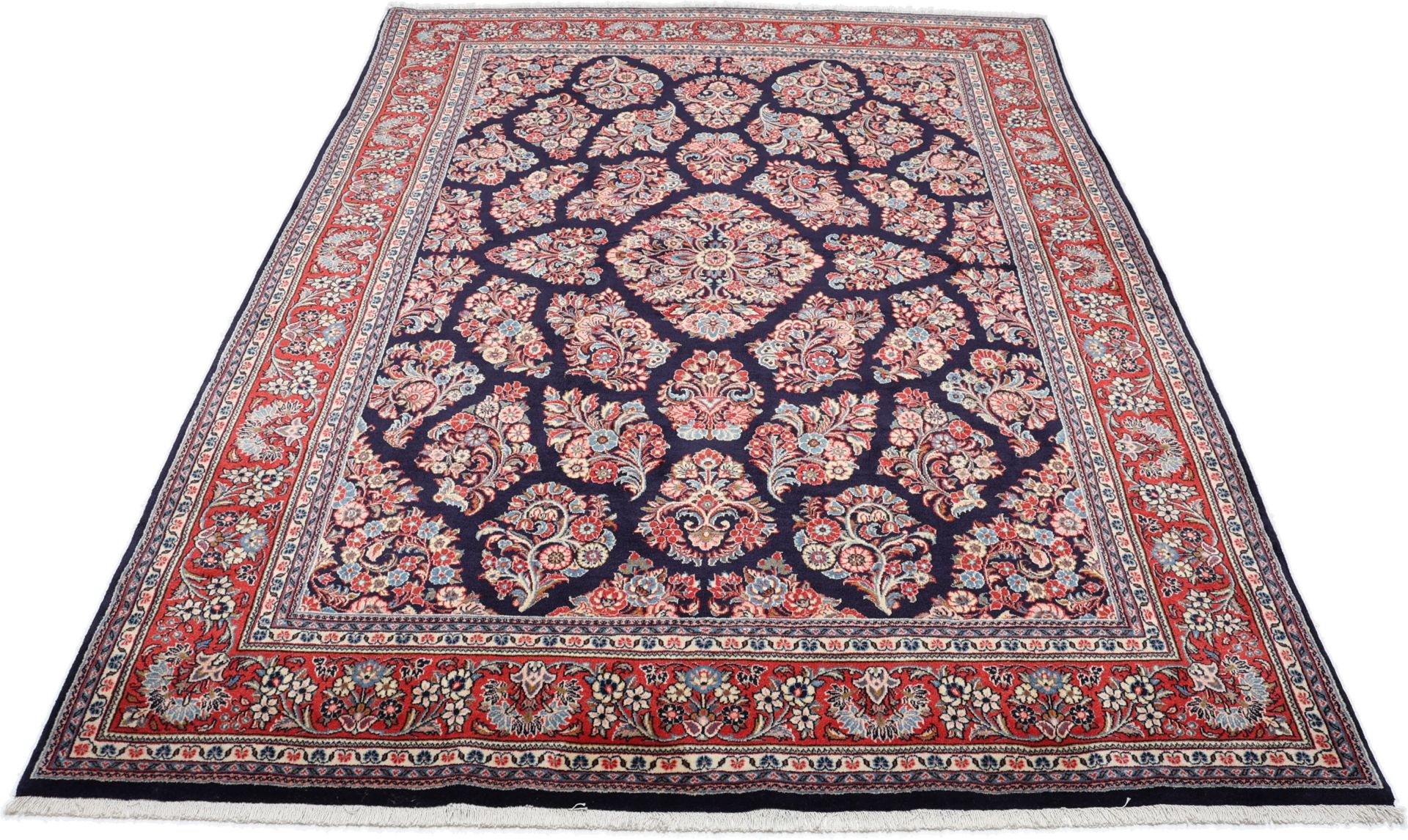 Sarough Perserteppich 211 × 276 cm aus Wolle, handgeknüpft