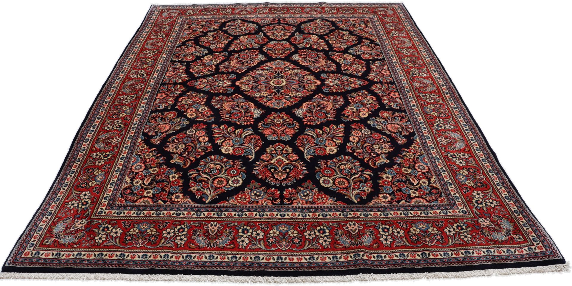 Sarough Perserteppich 211 × 276 cm aus Wolle, handgeknüpft