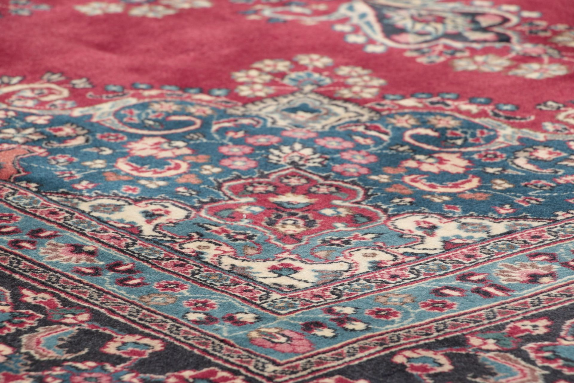 Handgeknüpfter Mashhad Perserteppich, 195 × 303 cm, Wolle
