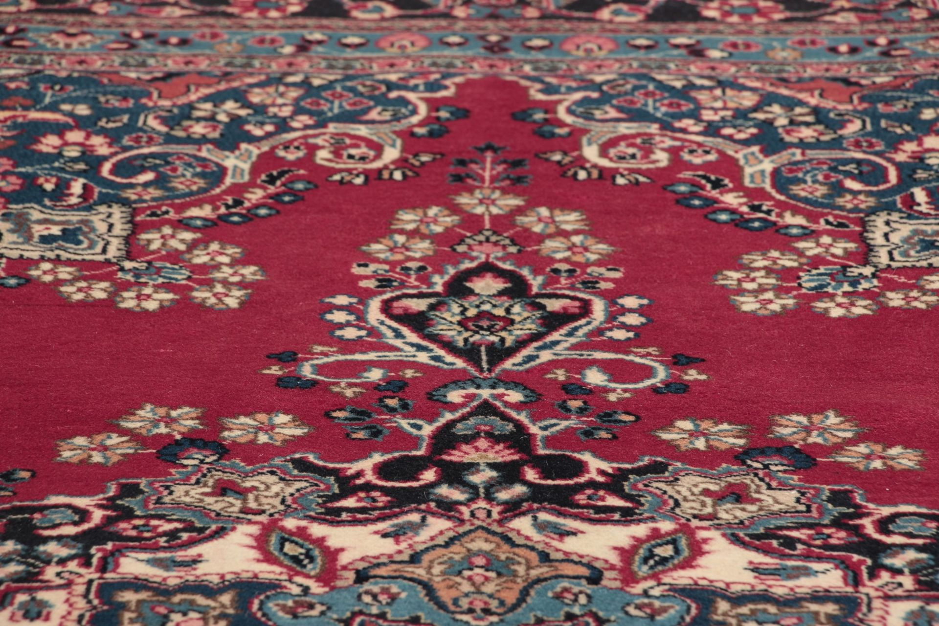 Handgeknüpfter Mashhad Perserteppich, 195 × 303 cm, Wolle
