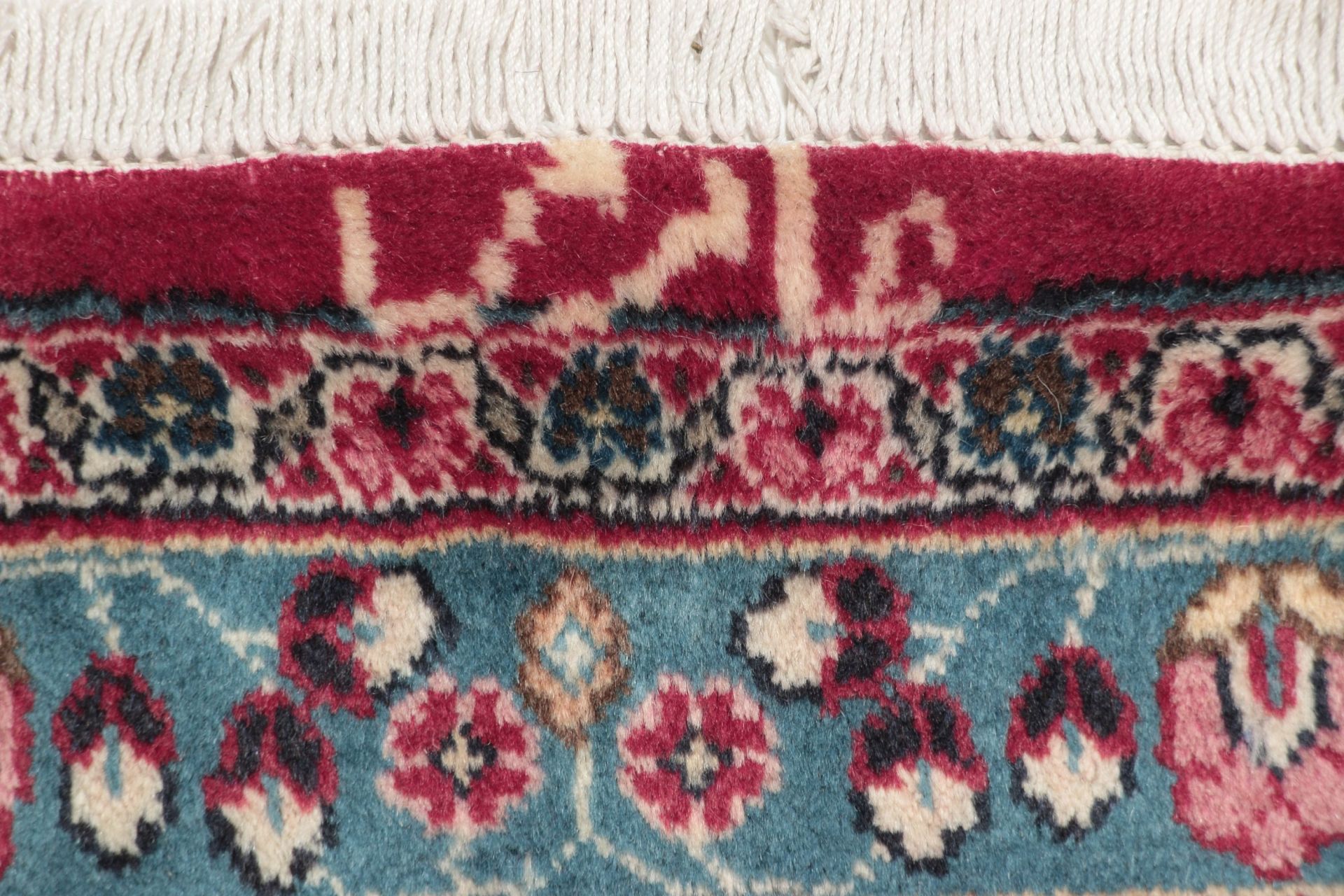 Handgeknüpfter Mashhad Perserteppich, 195 × 303 cm, Wolle