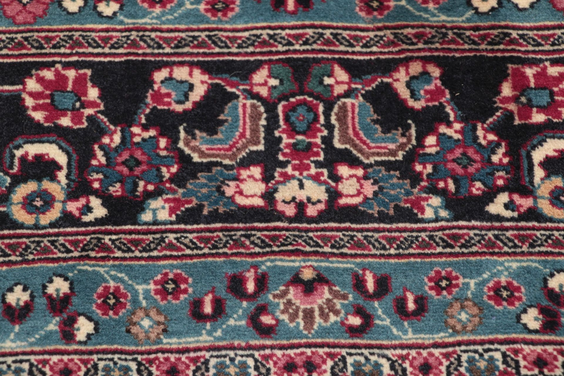 Handgeknüpfter Mashhad Perserteppich, 195 × 303 cm, Wolle