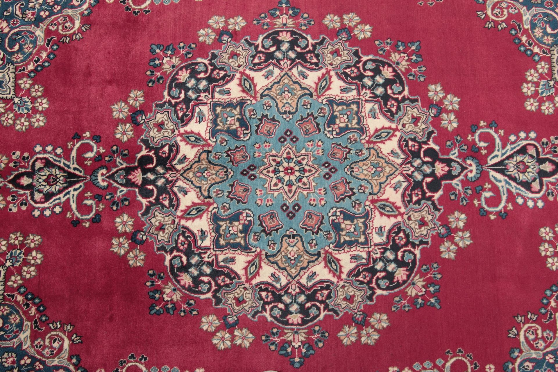 Handgeknüpfter Mashhad Perserteppich, 195 × 303 cm, Wolle
