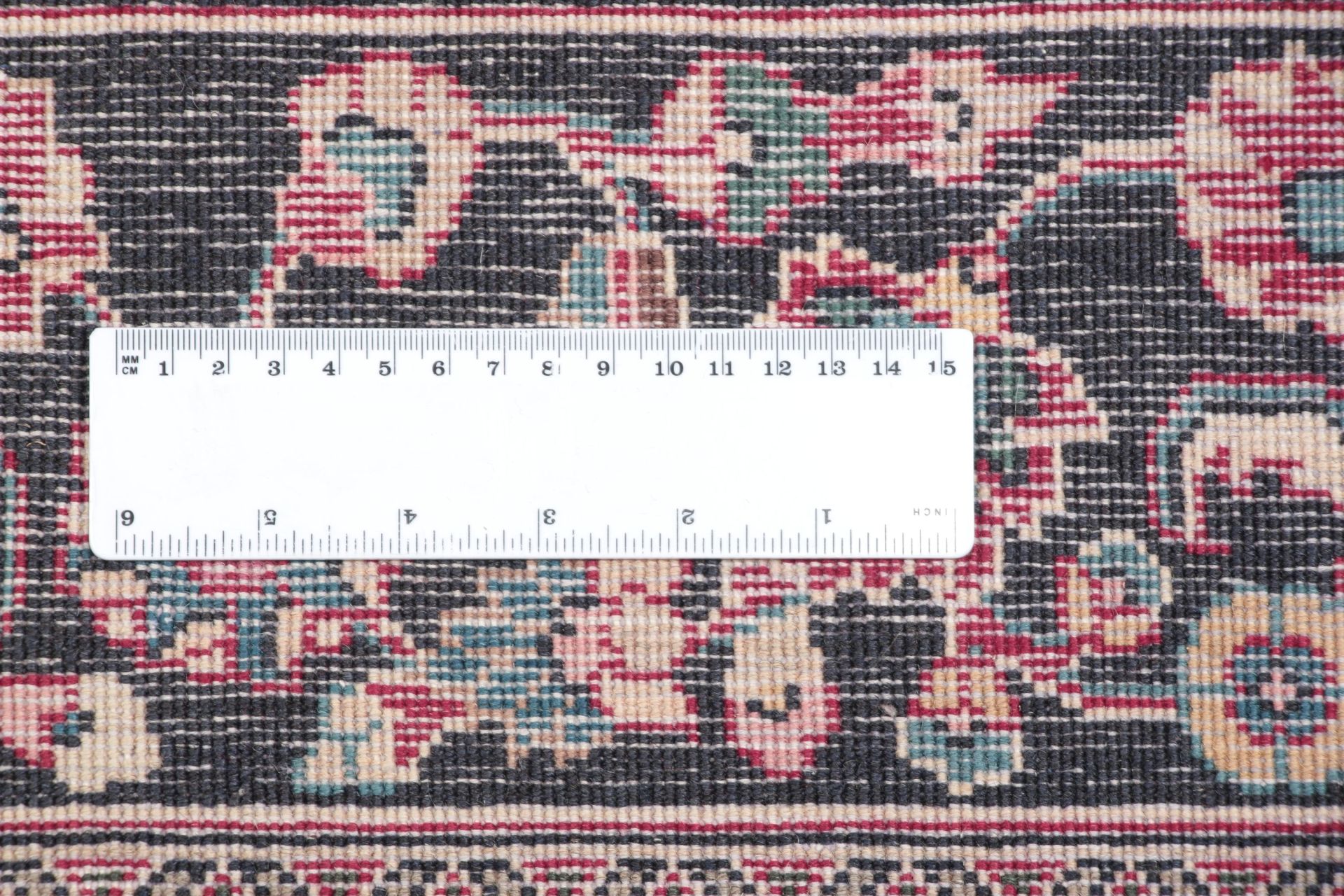Handgeknüpfter Mashhad Perserteppich, 195 × 303 cm, Wolle