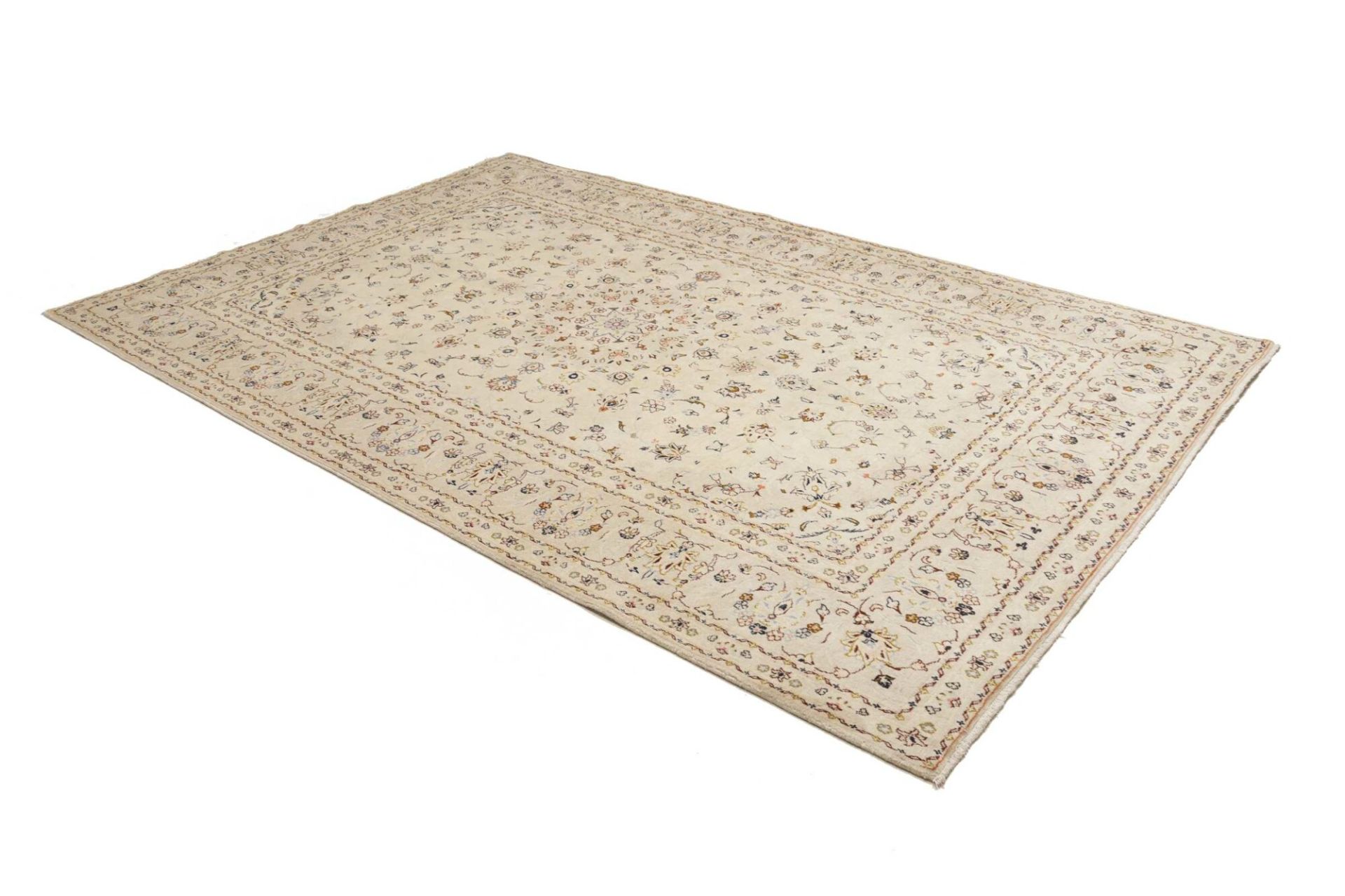 Handgeknüpfter Kashan Perserteppich 201 × 306 cm