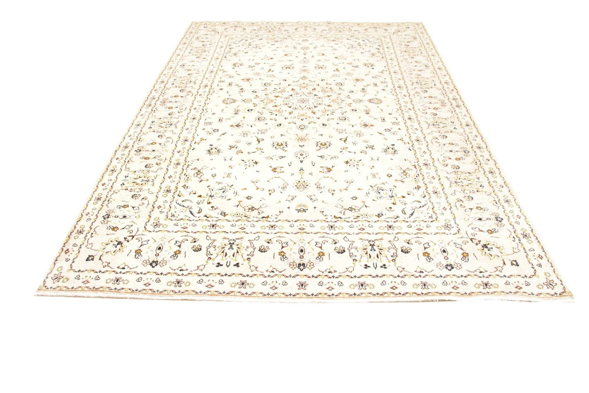 Handgeknüpfter Kashan Perserteppich 201 × 306 cm