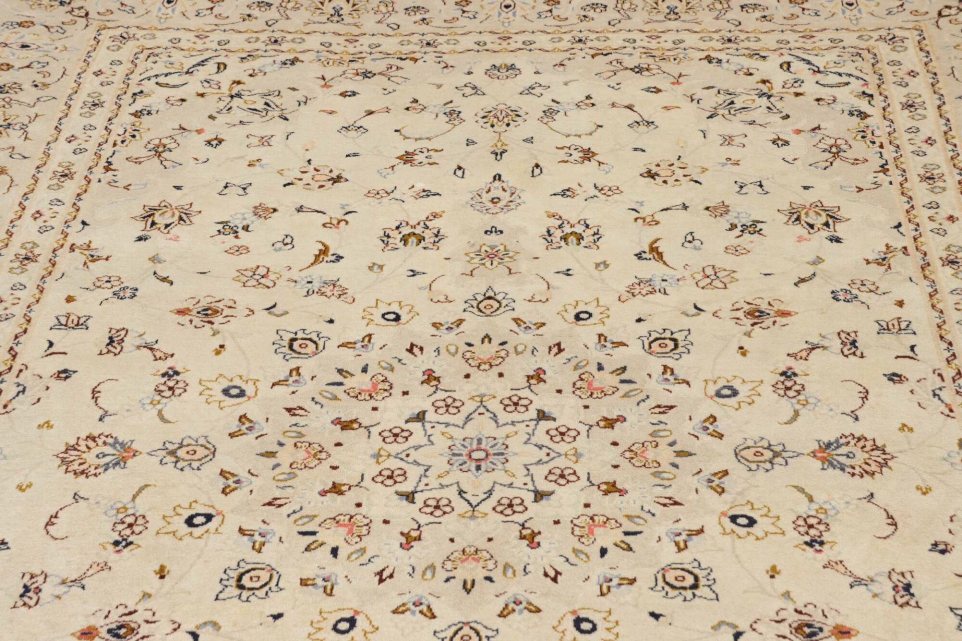 Handgeknüpfter Kashan Perserteppich 201 × 306 cm