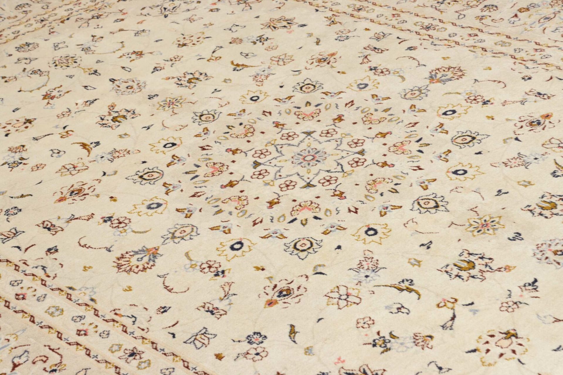 Handgeknüpfter Kashan Perserteppich 201 × 306 cm