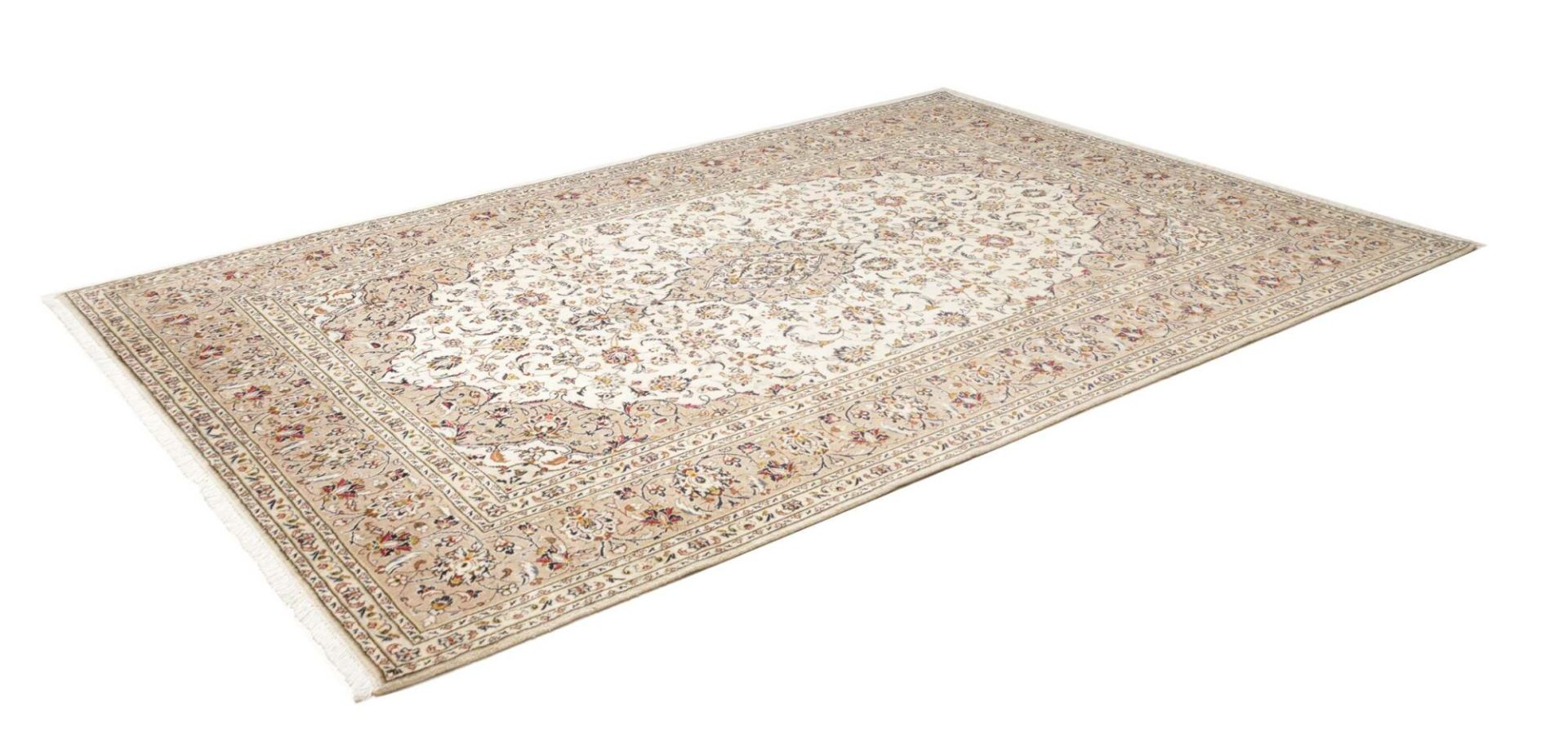 Handgeknüpfter Kashan Perserteppich, 209 × 299 cm, Wolle