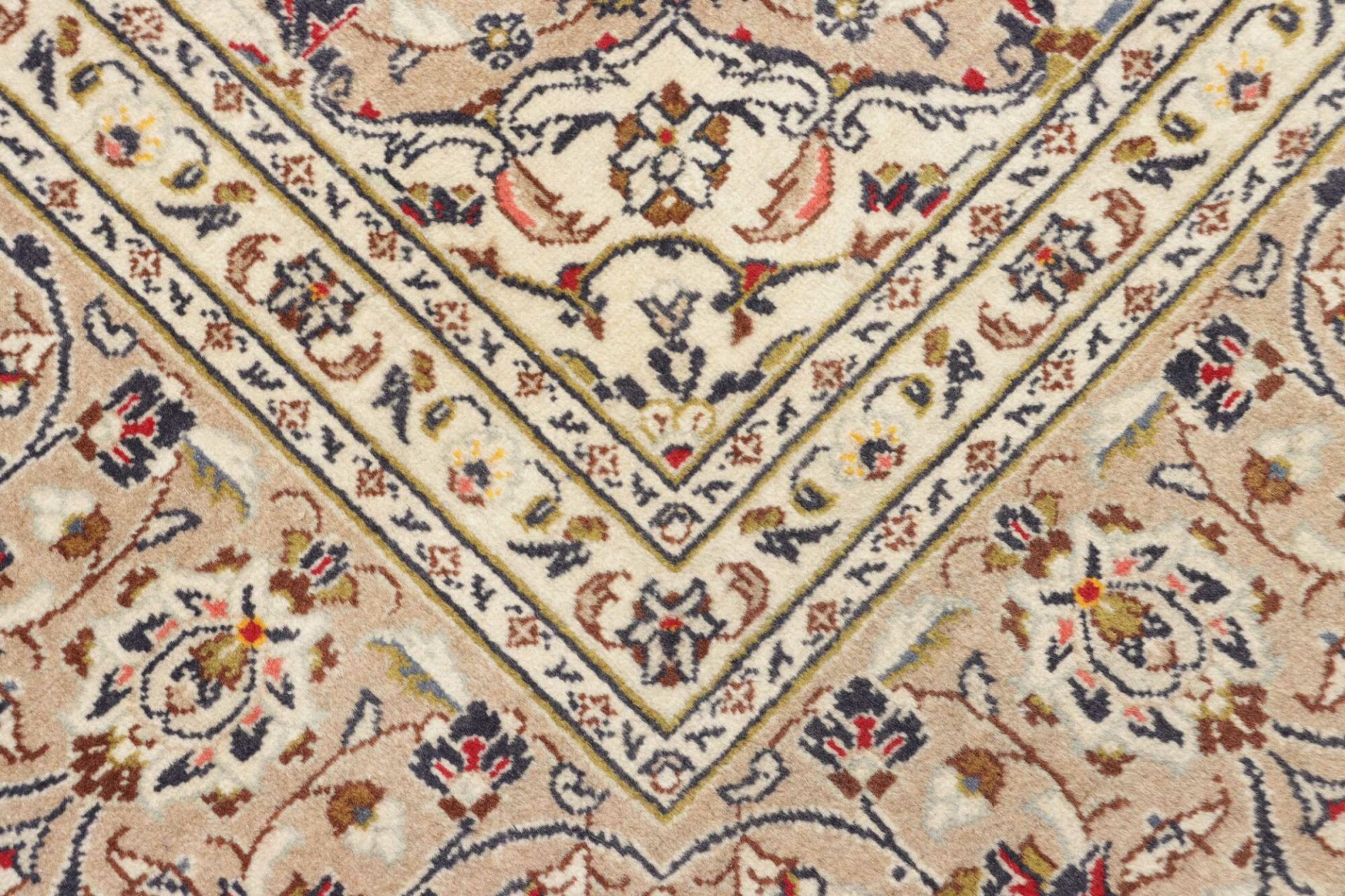 Handgeknüpfter Kashan Perserteppich, 209 × 299 cm, Wolle