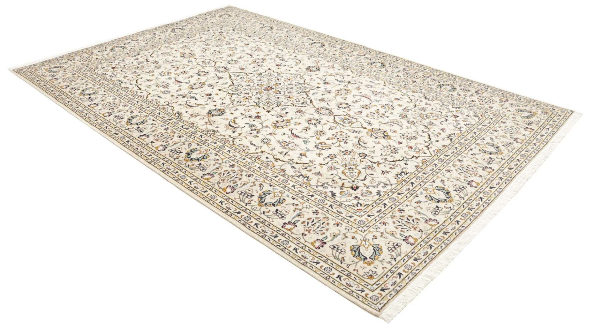 Kashan Perserteppich aus Iran, 194 × 299 cm