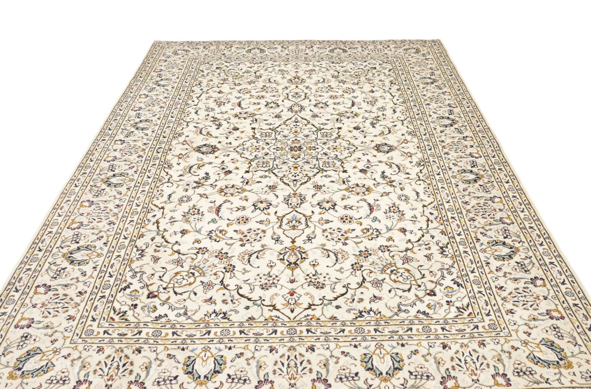 Kashan Perserteppich aus Iran, 194 × 299 cm