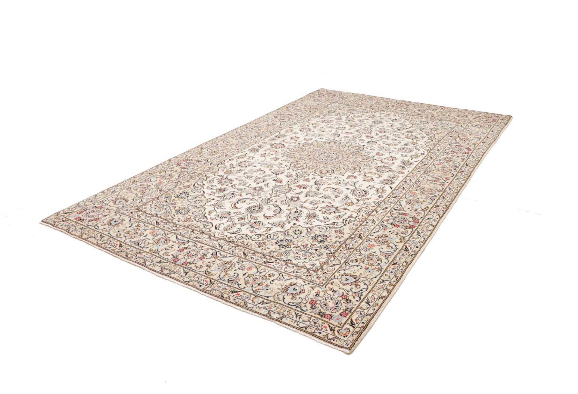Handgeknüpfter Kashan Perserteppich, 195 × 305 cm, Wolle