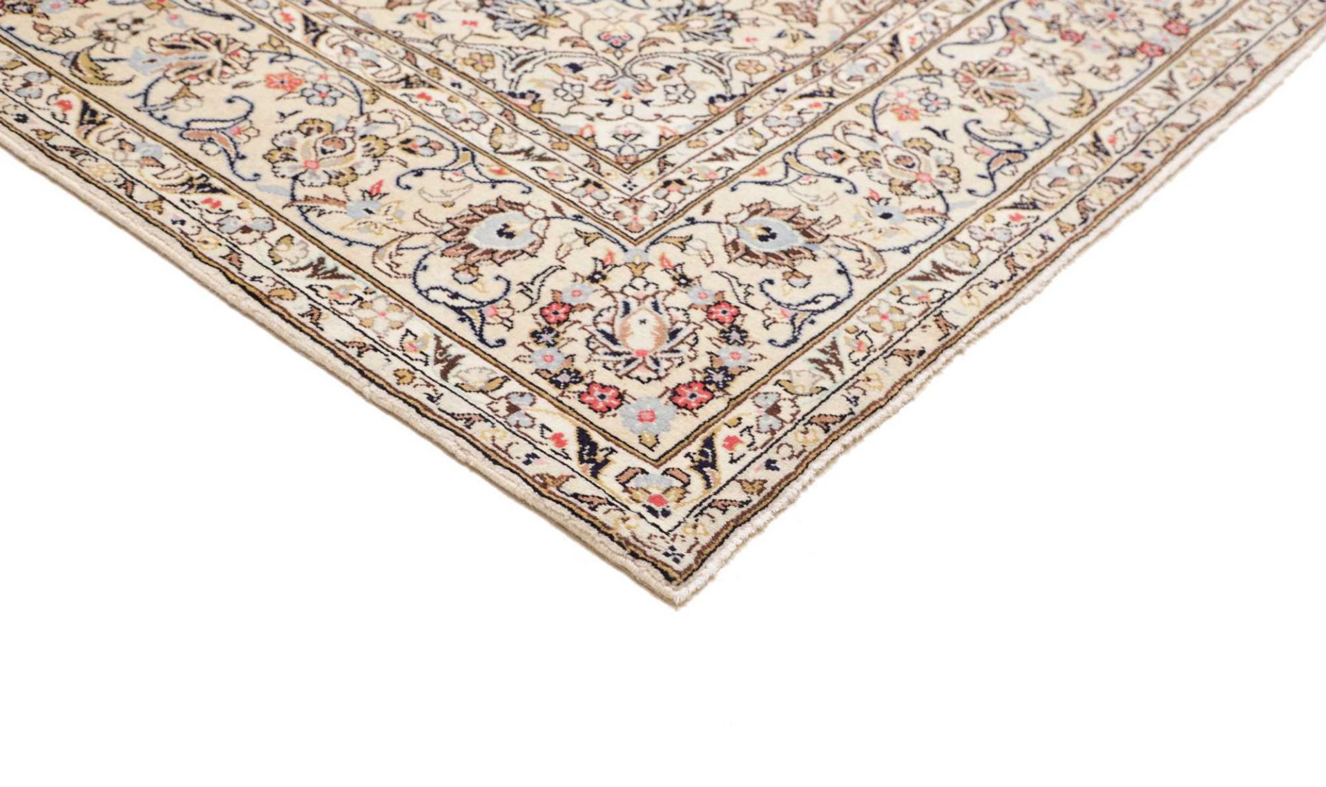 Handgeknüpfter Kashan Perserteppich, 195 × 305 cm, Wolle