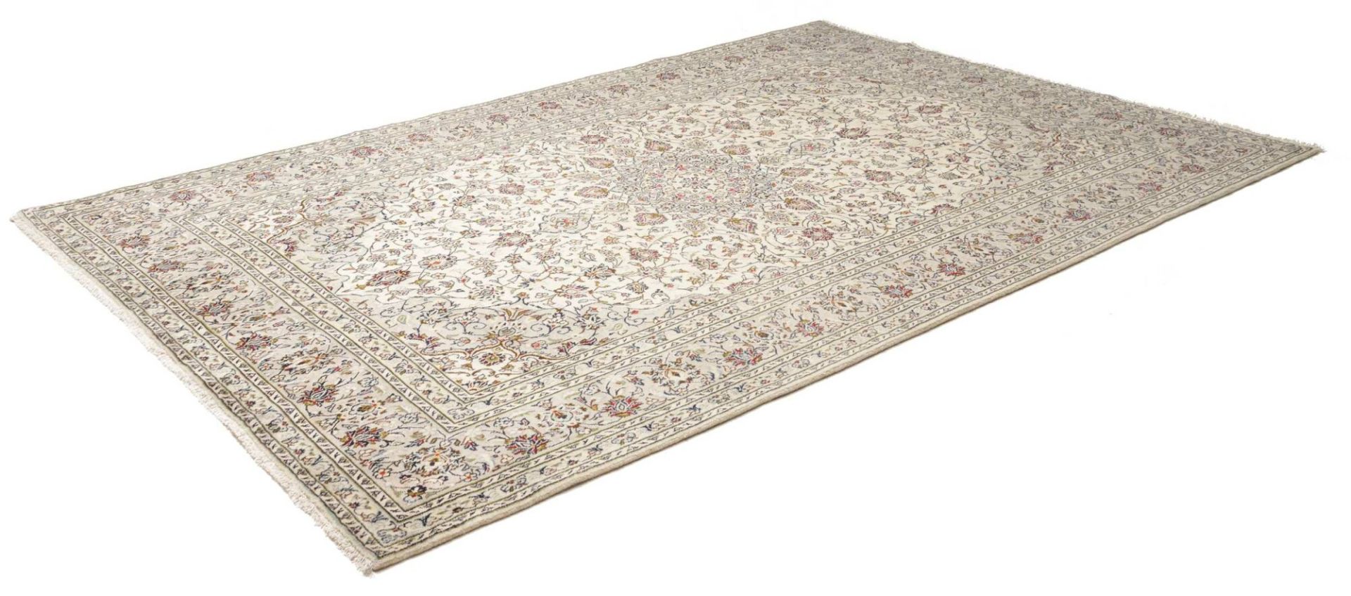 Kashan Perserteppich 203 × 302 cm aus Wolle, handgeknüpft