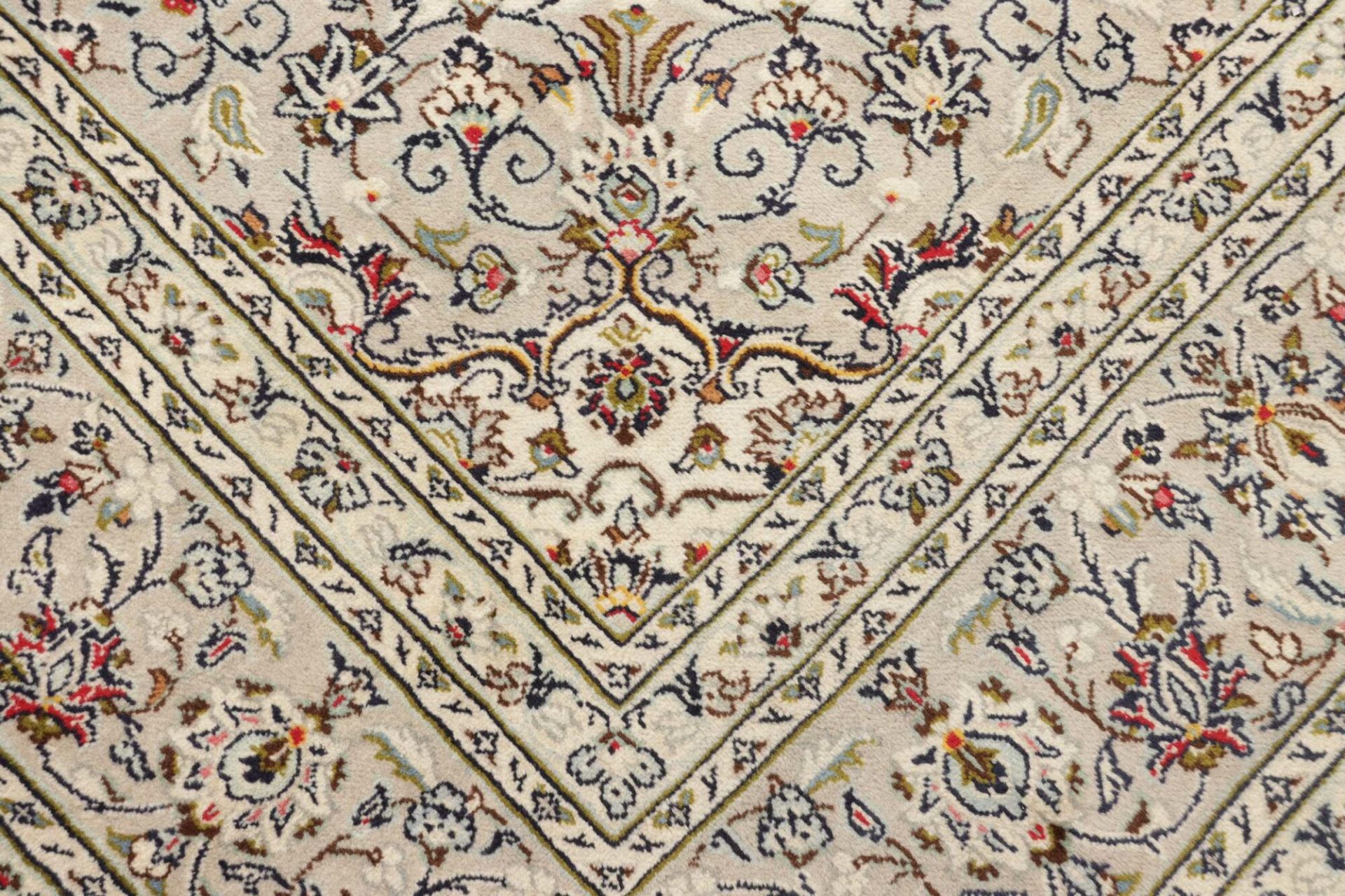 Kashan Perserteppich 203 × 302 cm aus Wolle, handgeknüpft