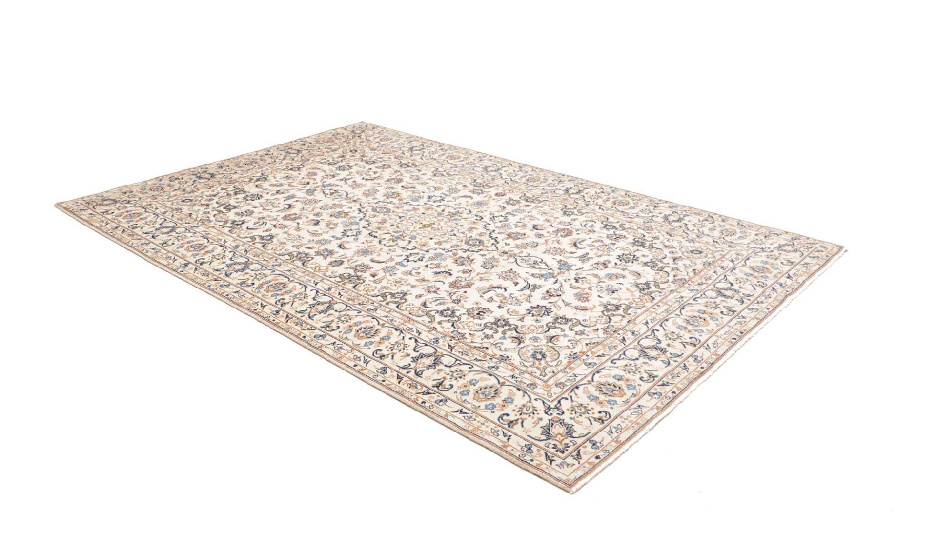 Handgeknüpfter Kashan Perserteppich 201 × 293 cm