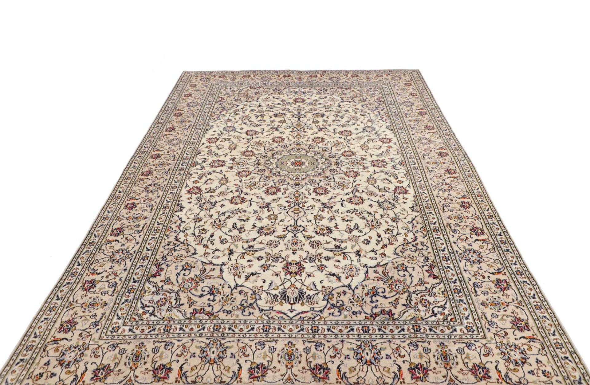 Kashan Perserteppich aus Iran, 201 × 306 cm
