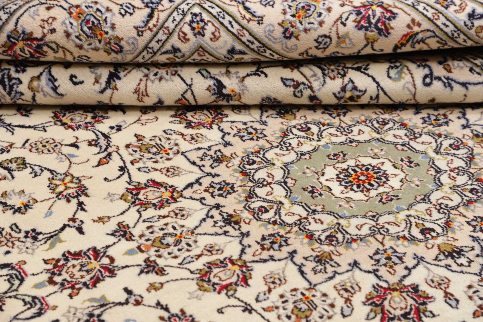 Kashan Perserteppich aus Iran, 201 × 306 cm