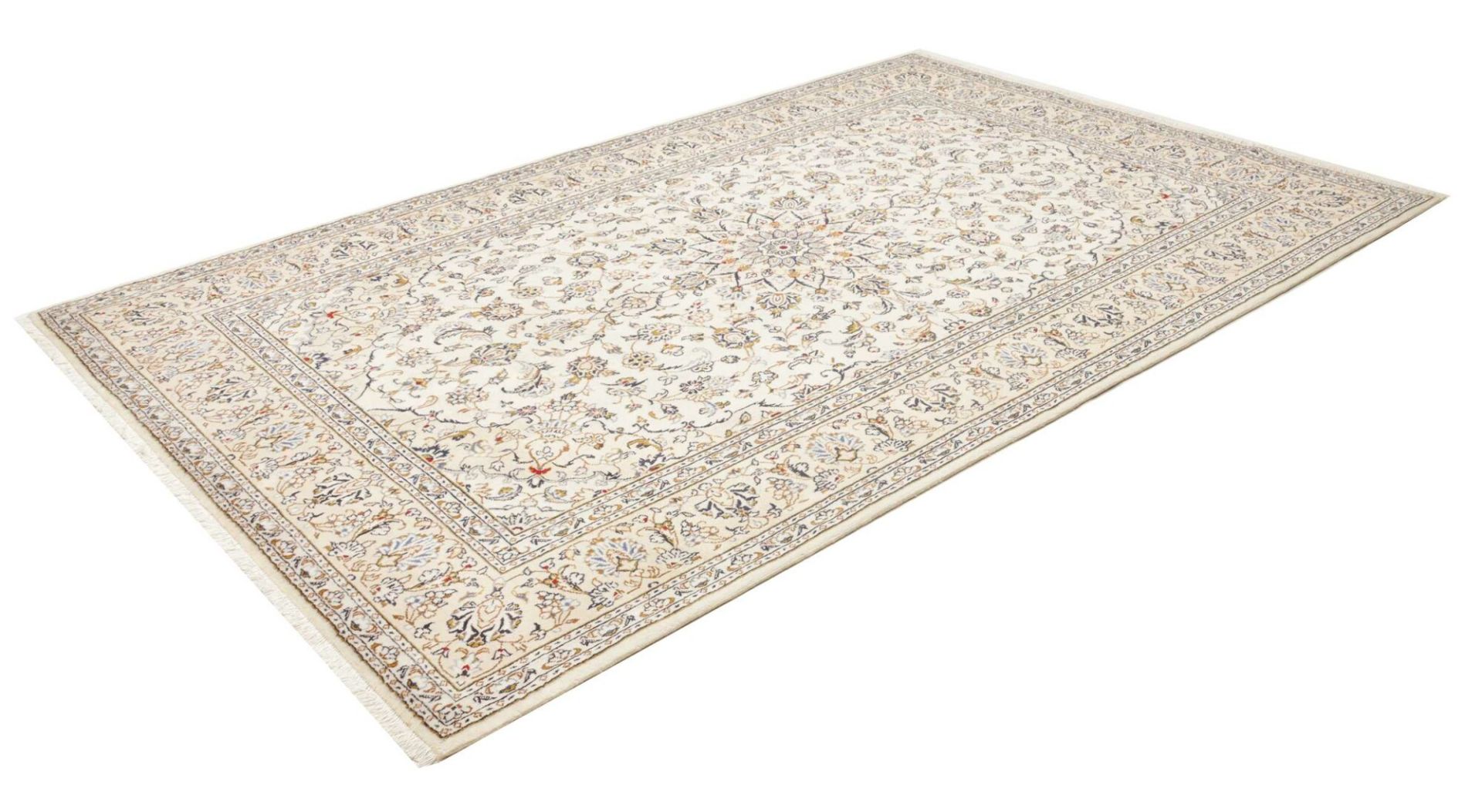 Kashan Perserteppich aus Iran, 196 × 304 cm