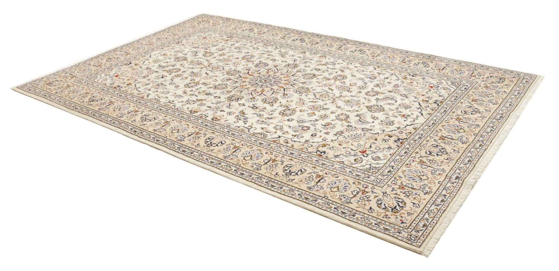 Kashan Perserteppich aus Iran, 196 × 304 cm