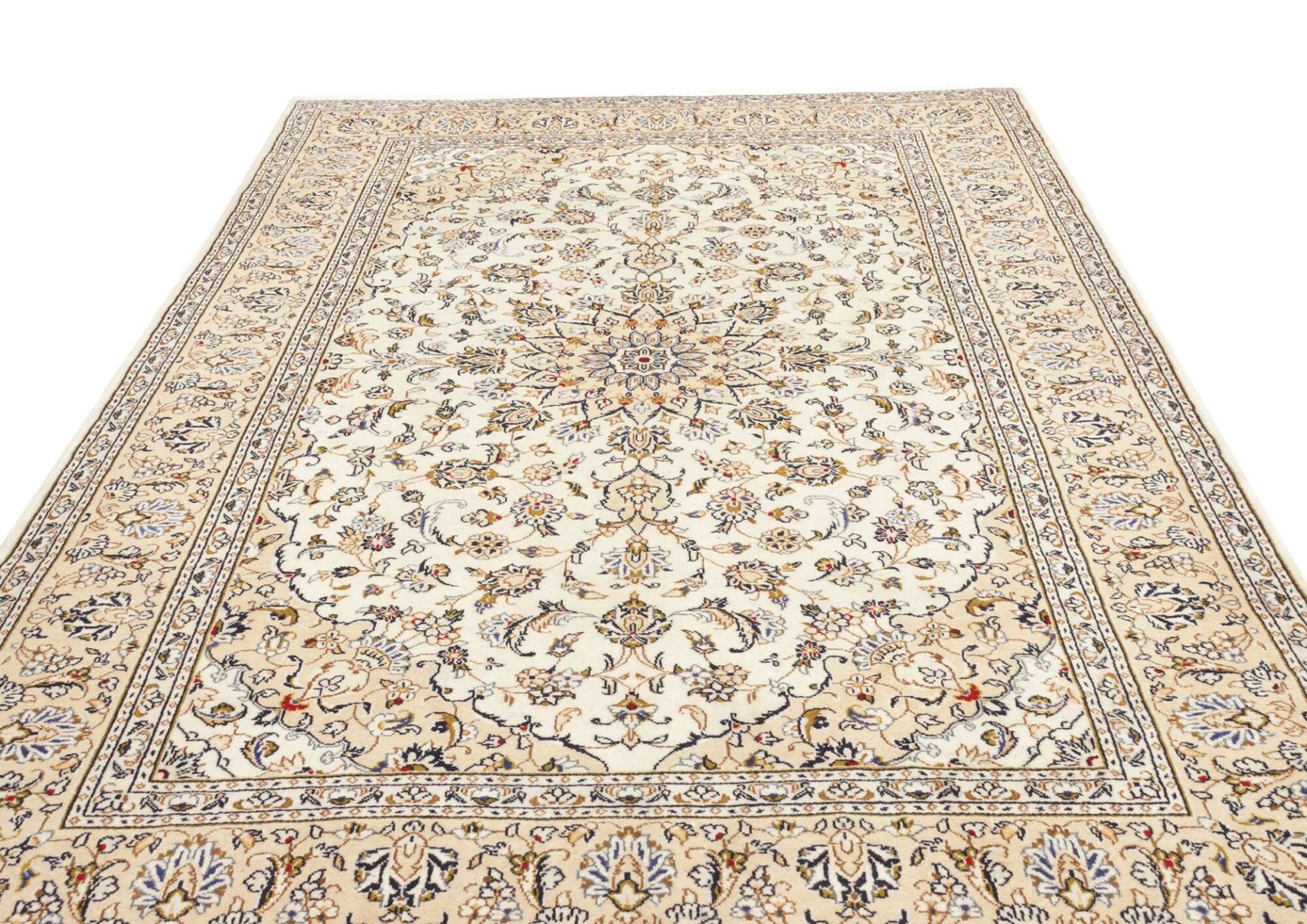 Kashan Perserteppich aus Iran, 196 × 304 cm