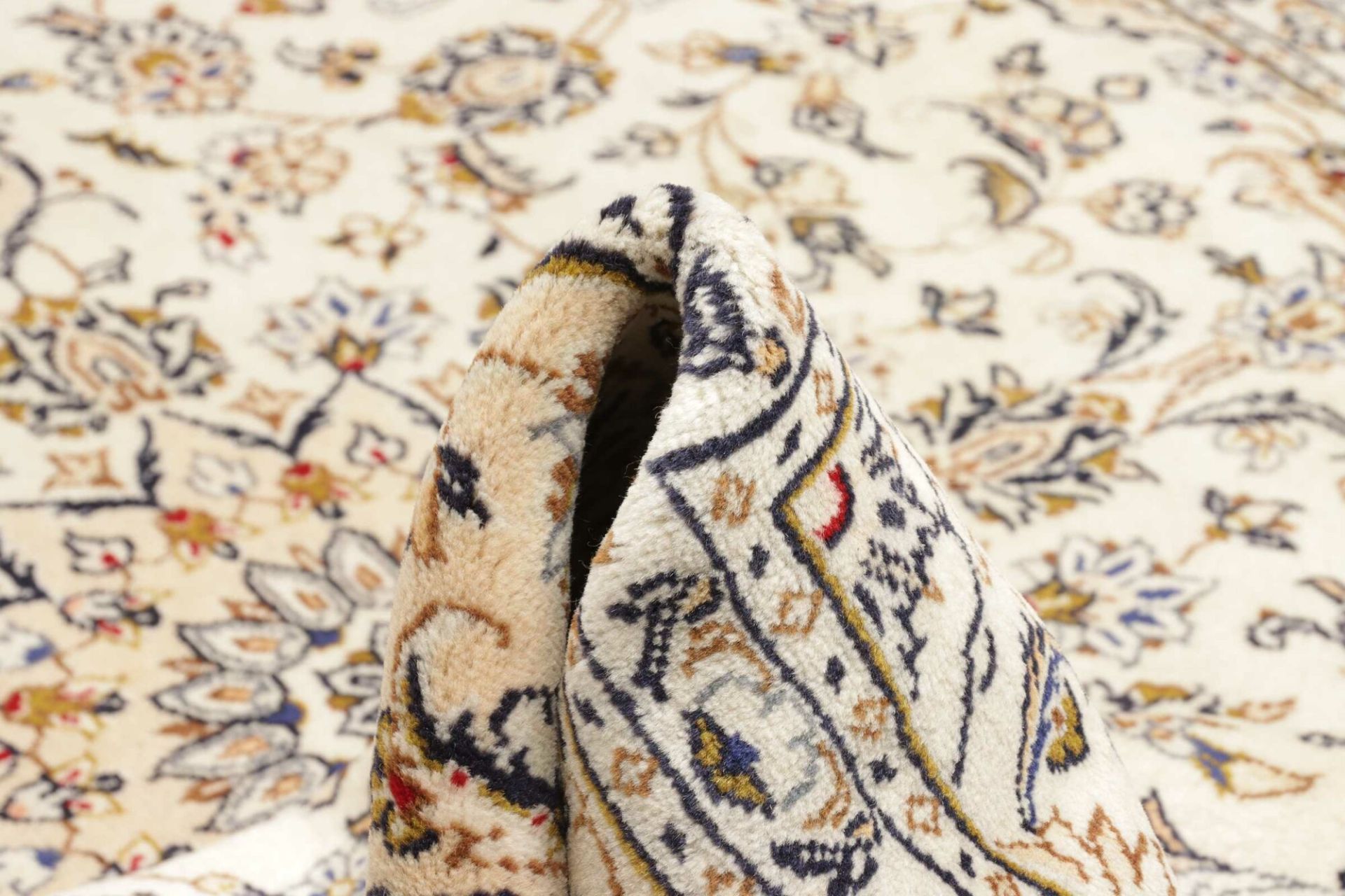 Kashan Perserteppich aus Iran, 196 × 304 cm