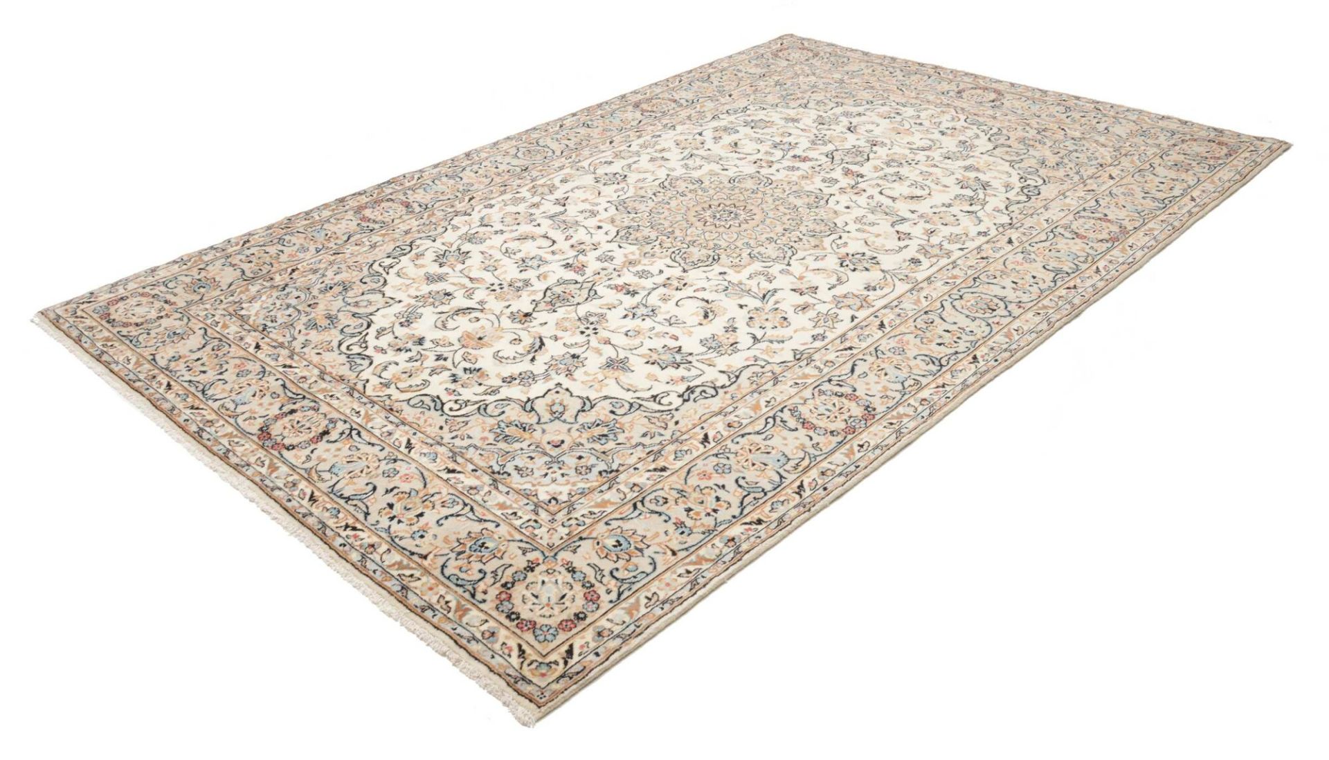 Handgeknüpfter Kashan Perserteppich 201 × 303 cm