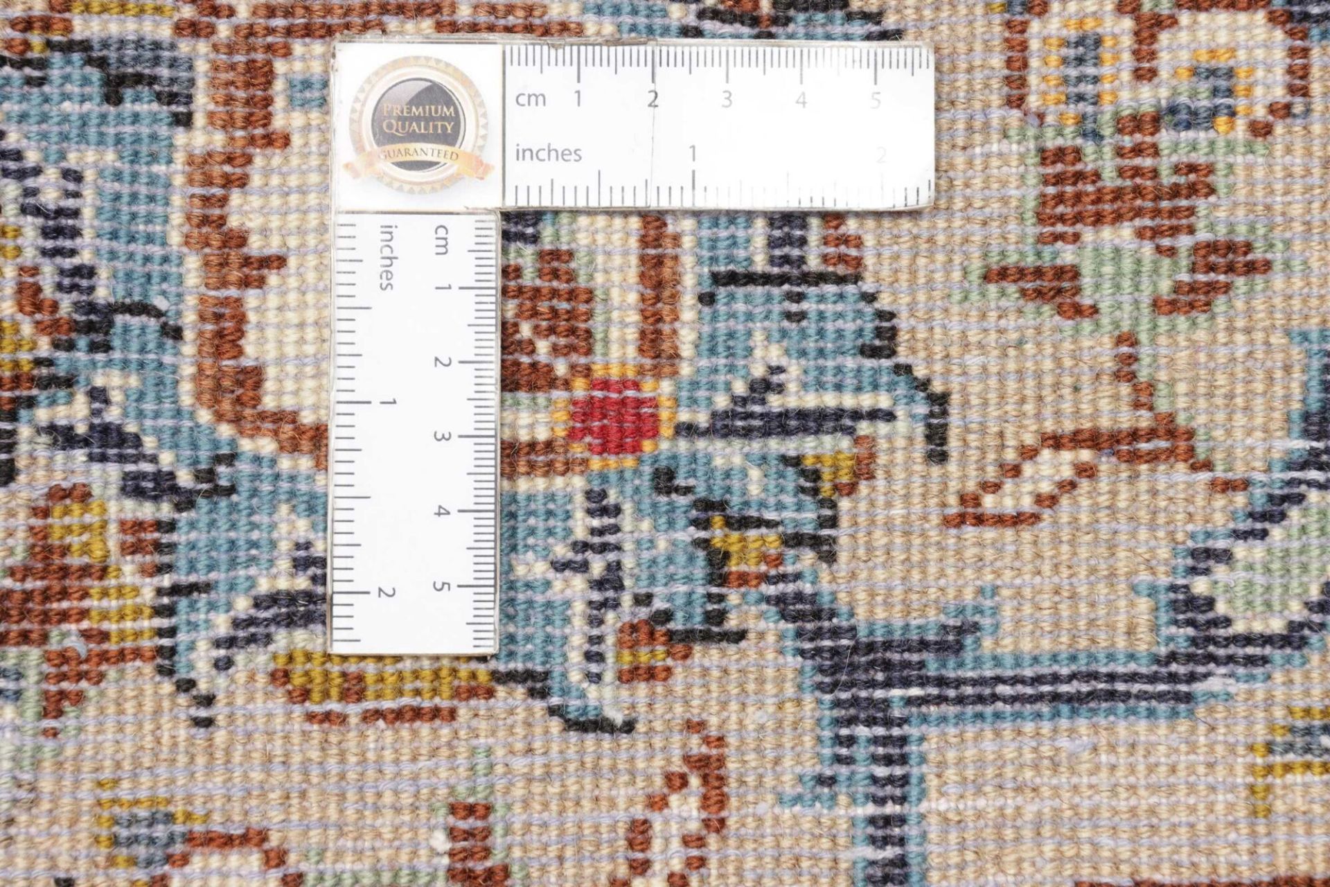 Handgeknüpfter Kashan Perserteppich 201 × 303 cm