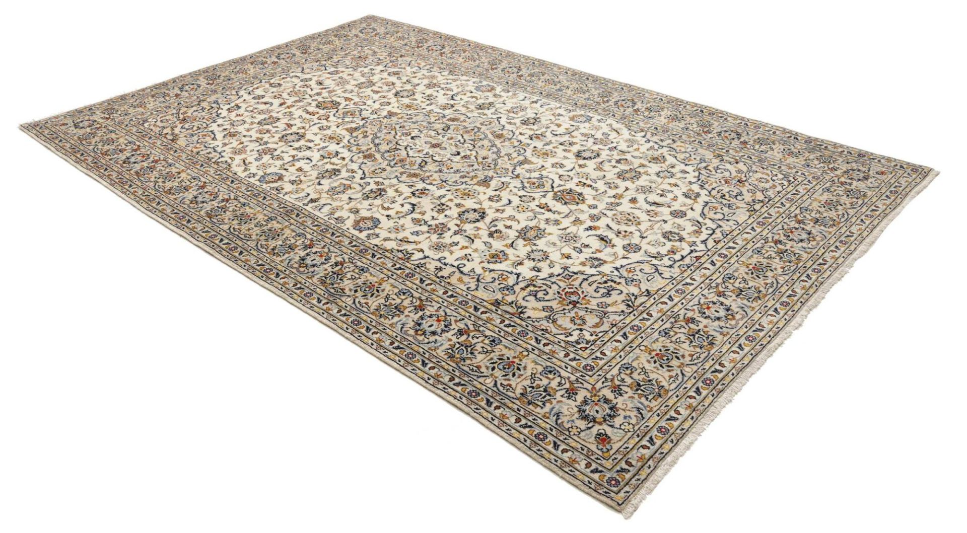 Handgeknüpfter Kashan Perserteppich 201 × 302 cm