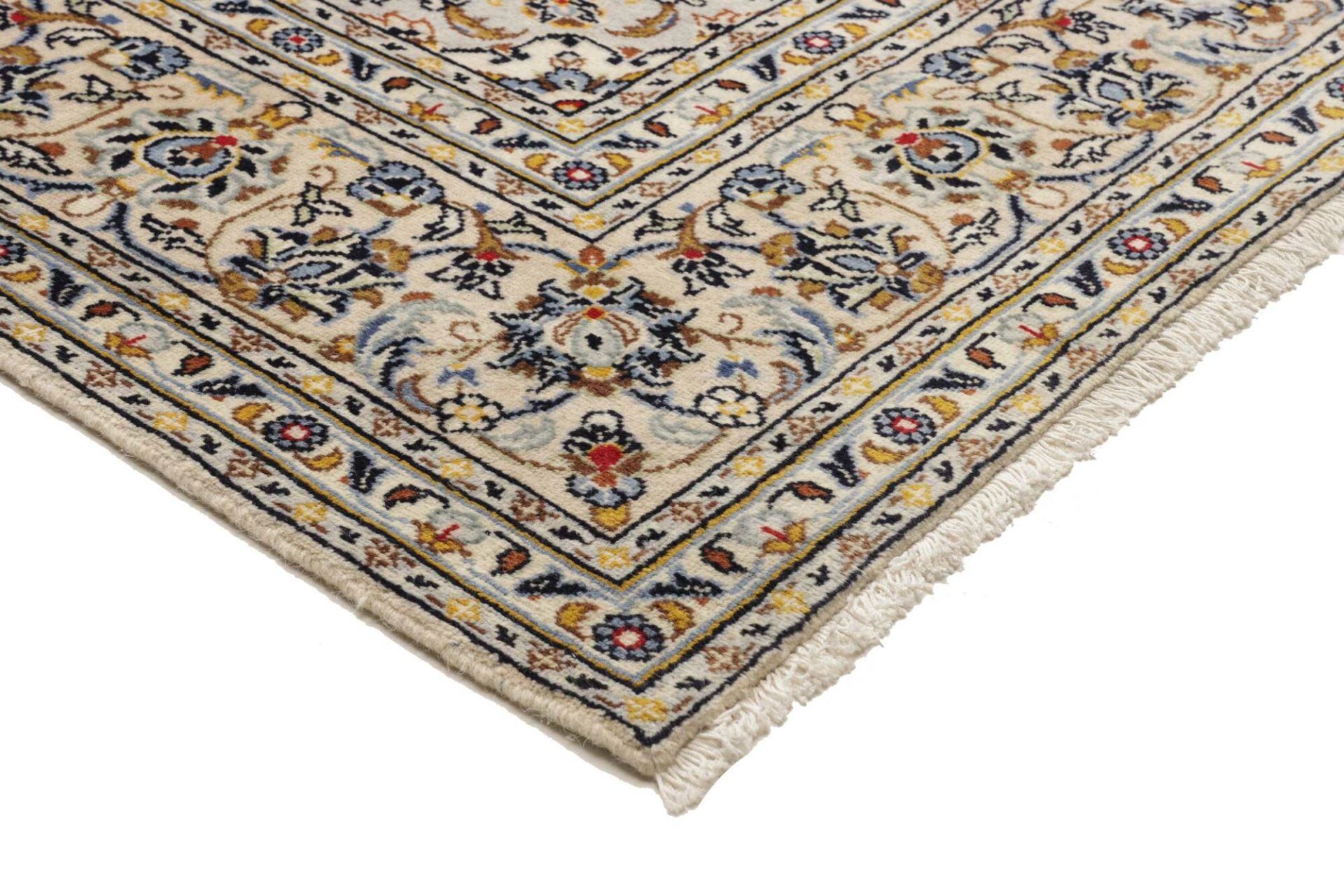 Handgeknüpfter Kashan Perserteppich 201 × 302 cm