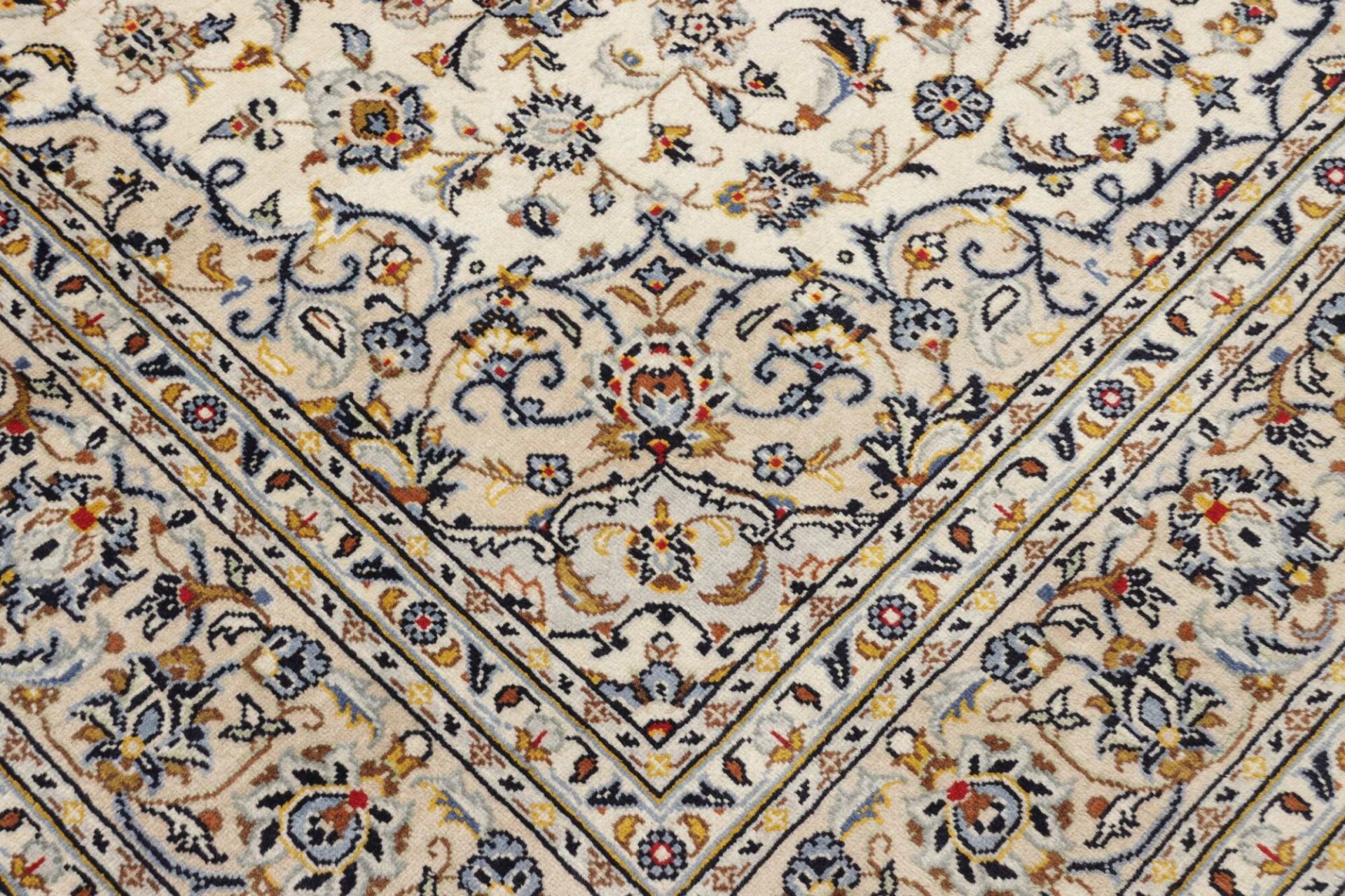 Handgeknüpfter Kashan Perserteppich 201 × 302 cm
