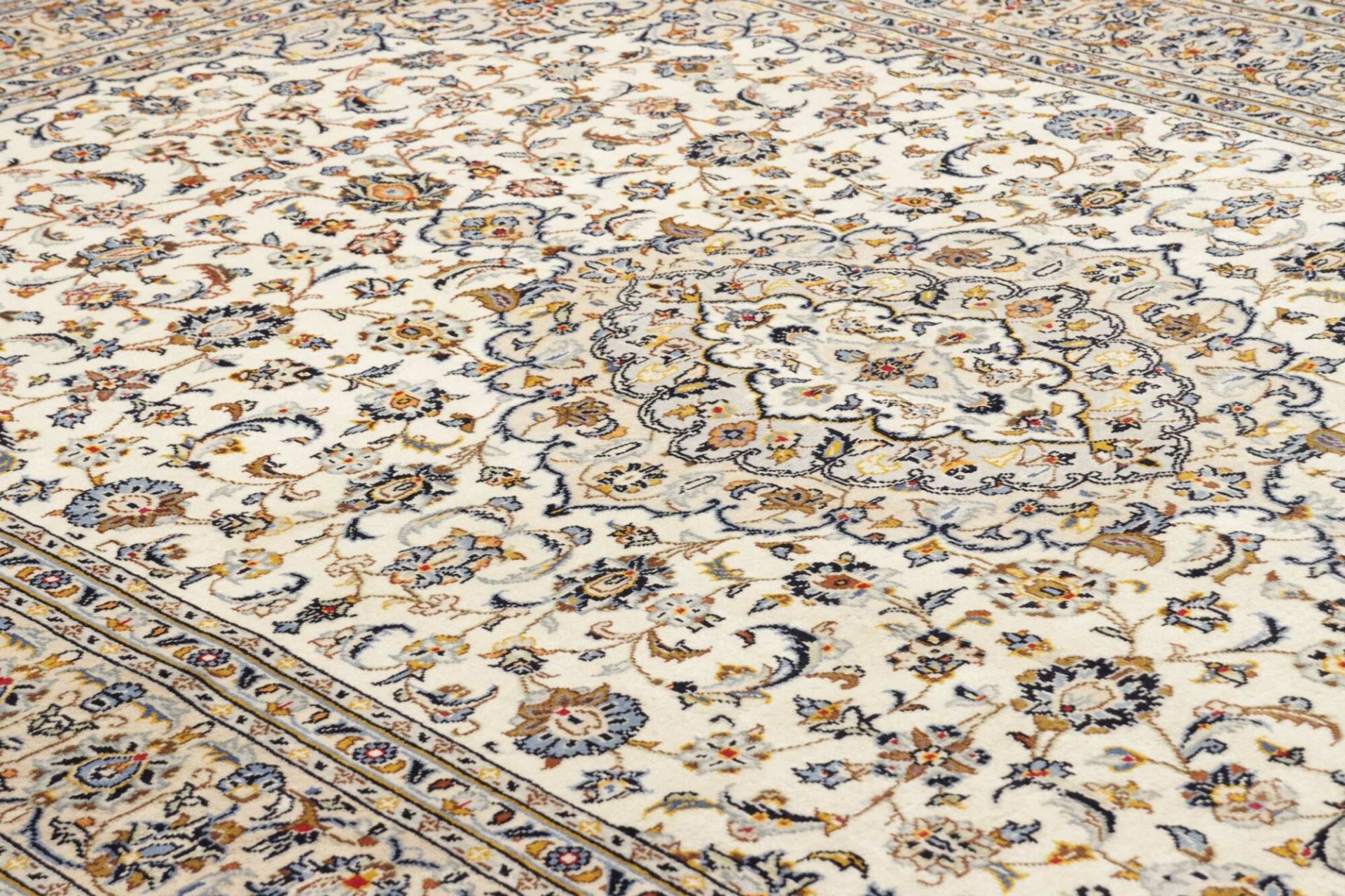 Handgeknüpfter Kashan Perserteppich 201 × 302 cm