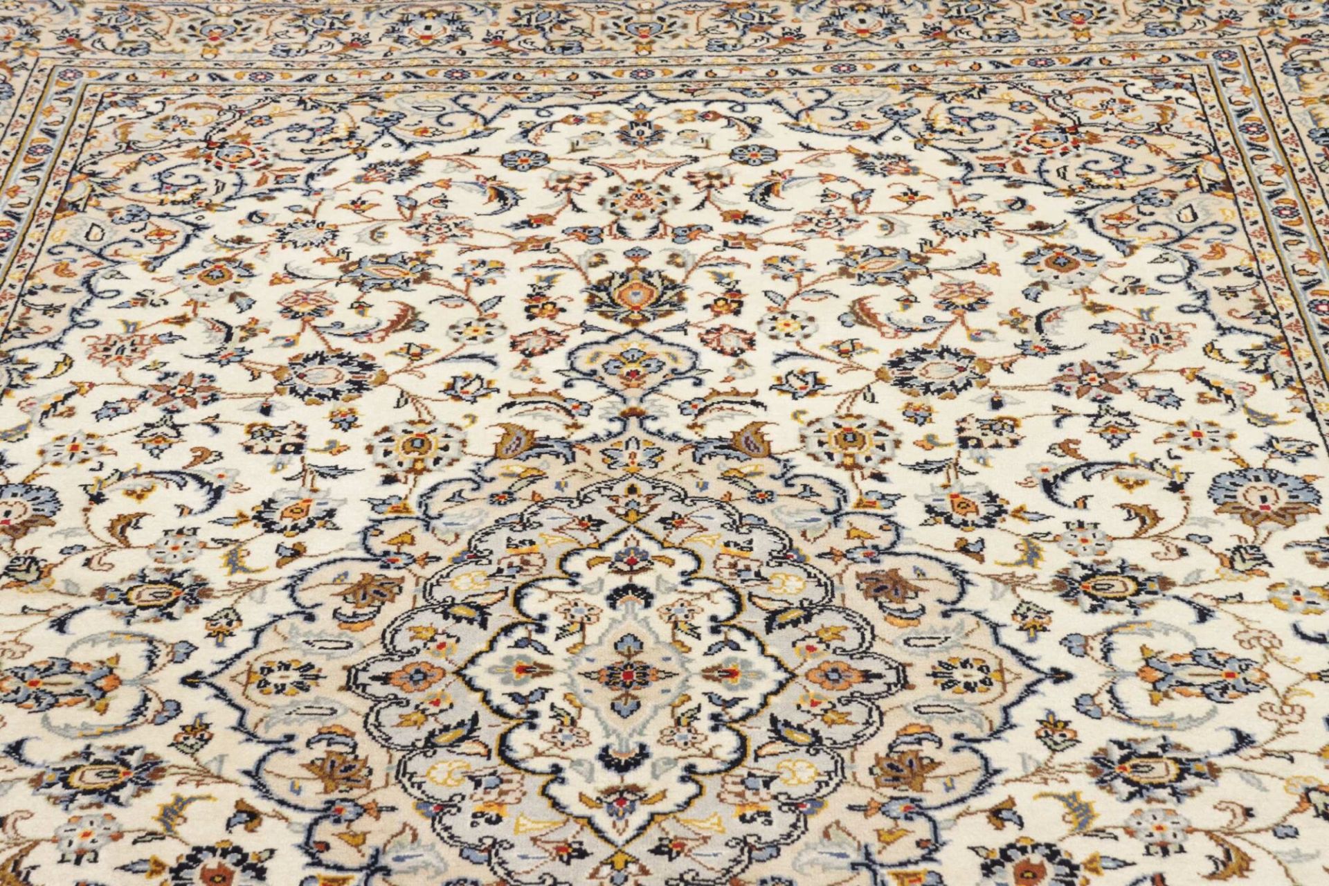 Handgeknüpfter Kashan Perserteppich 201 × 302 cm