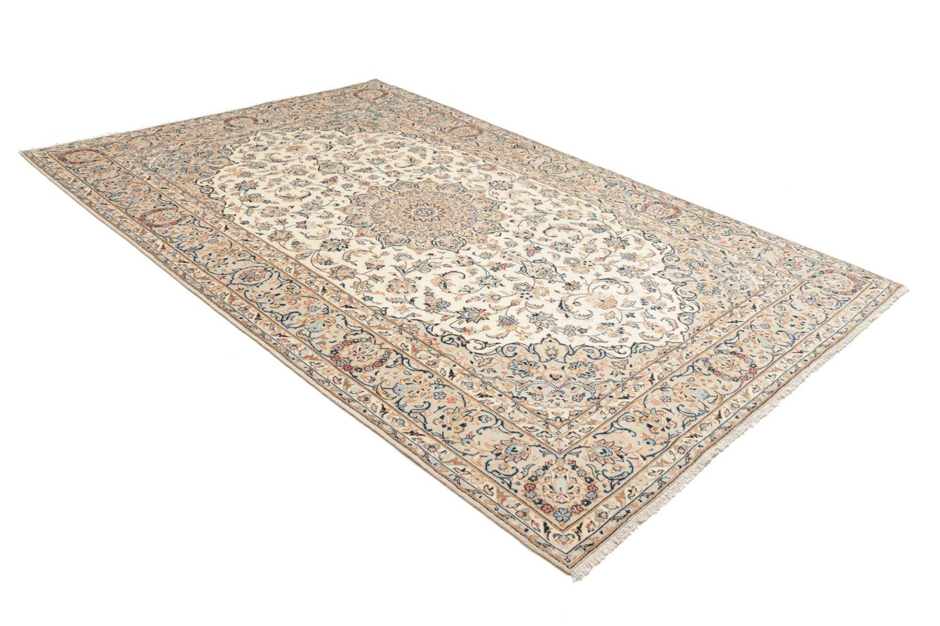 Kashan Perserteppich aus Iran, 203 × 294 cm