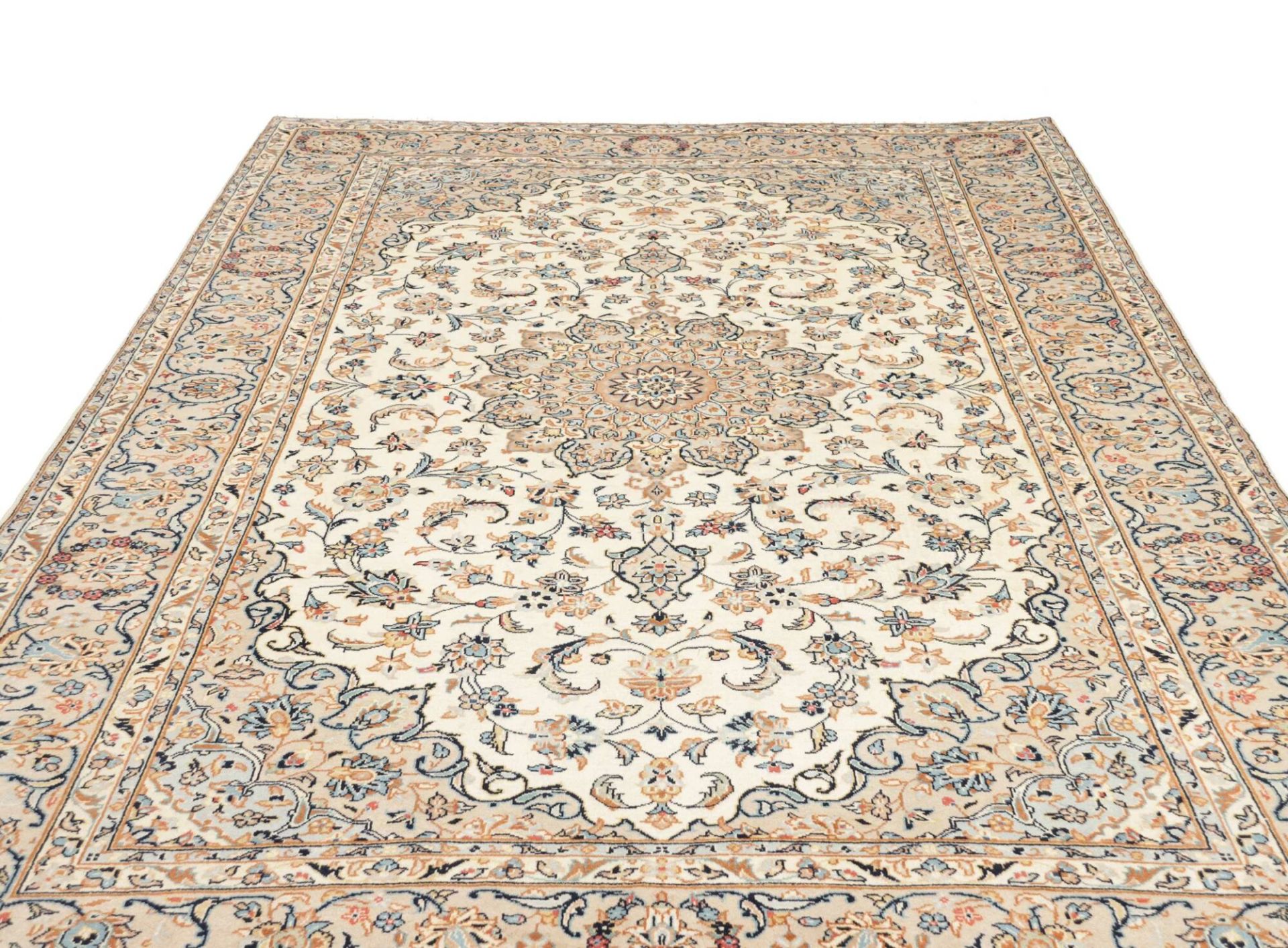 Kashan Perserteppich aus Iran, 203 × 294 cm