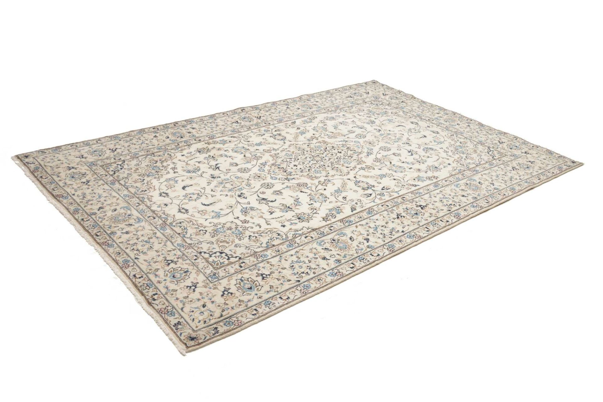 Handgeknüpfter Kashan Perserteppich, 191 × 295 cm, Wolle