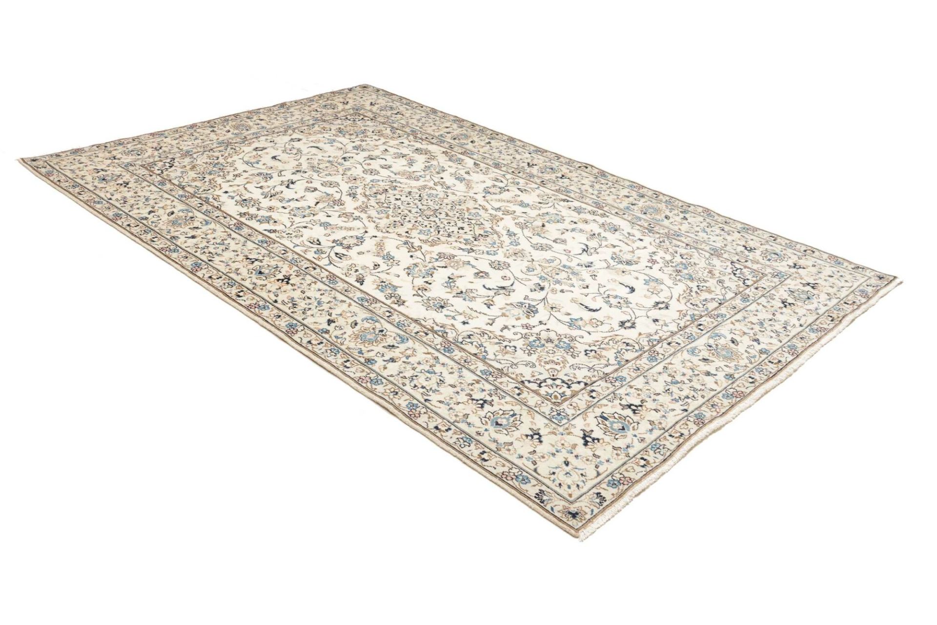 Handgeknüpfter Kashan Perserteppich, 191 × 295 cm, Wolle