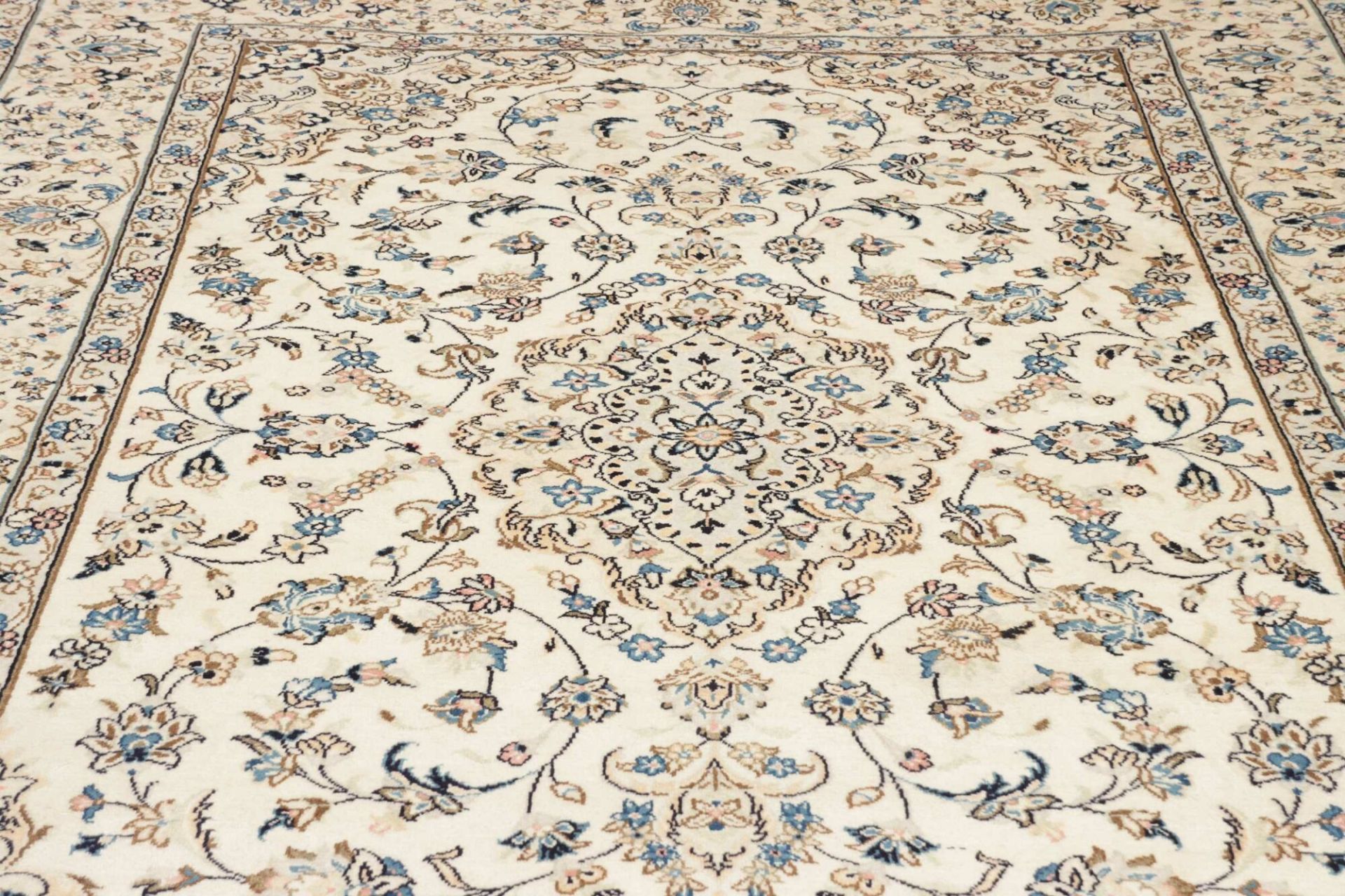 Handgeknüpfter Kashan Perserteppich, 191 × 295 cm, Wolle