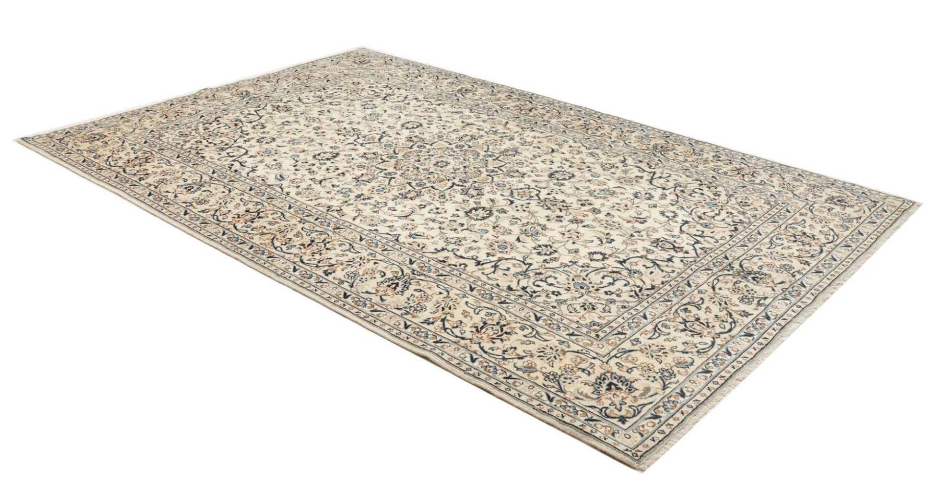 Handgeknüpfter Kashan Perserteppich, 199 × 309 cm, Wolle