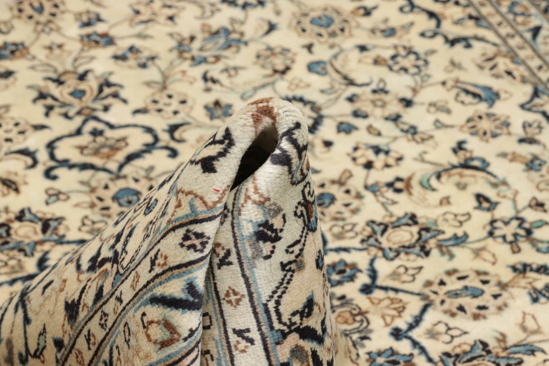 Handgeknüpfter Kashan Perserteppich, 199 × 309 cm, Wolle