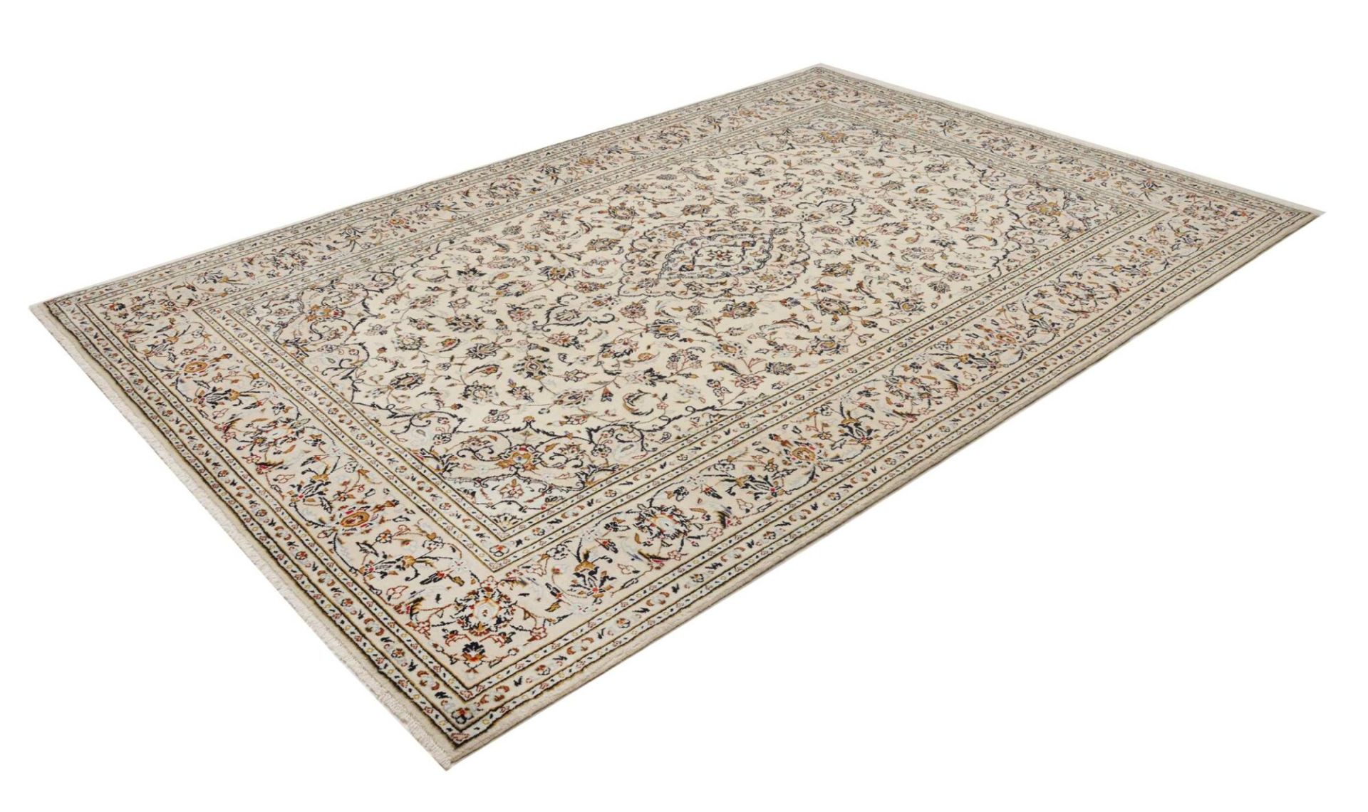 Handgeknüpfter Kashan Perserteppich 201 × 301 cm